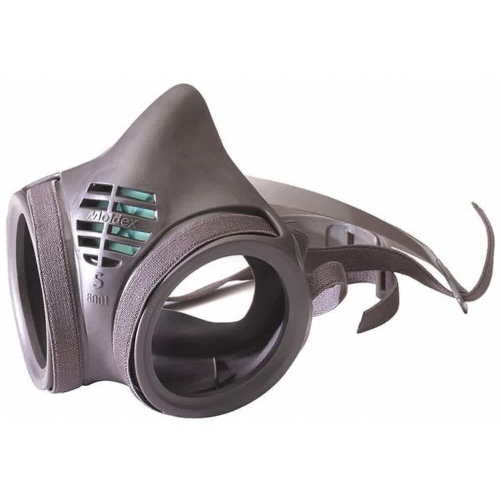 Moldex  Half Mask Respirator 8000 Not Rated Snap-In Gasket Size S 0 Cartridges Included 8001