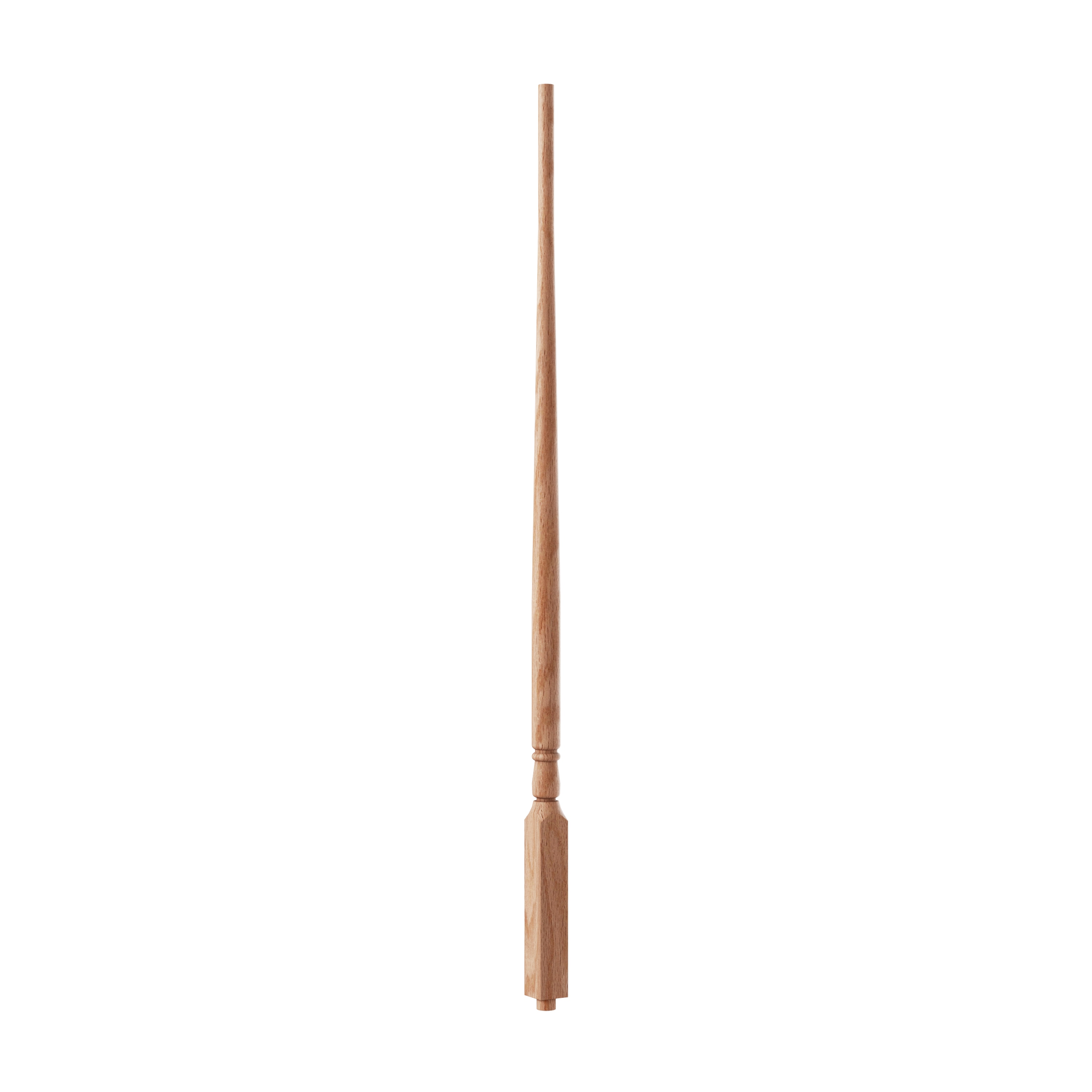 Crown Heritage 451501639 39-in x 1.25-in Colonial Unfinished Red Oak Pin Top Turned Stair Baluster