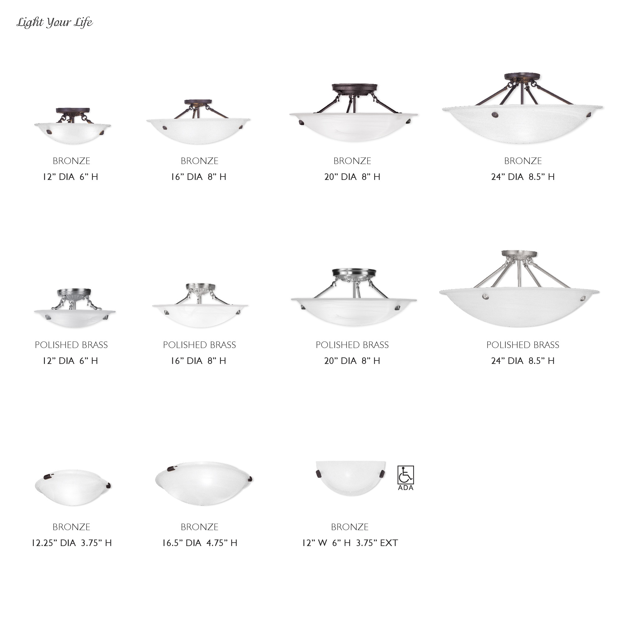 Livex Lighting 8010-07 flushmounts - View #6
