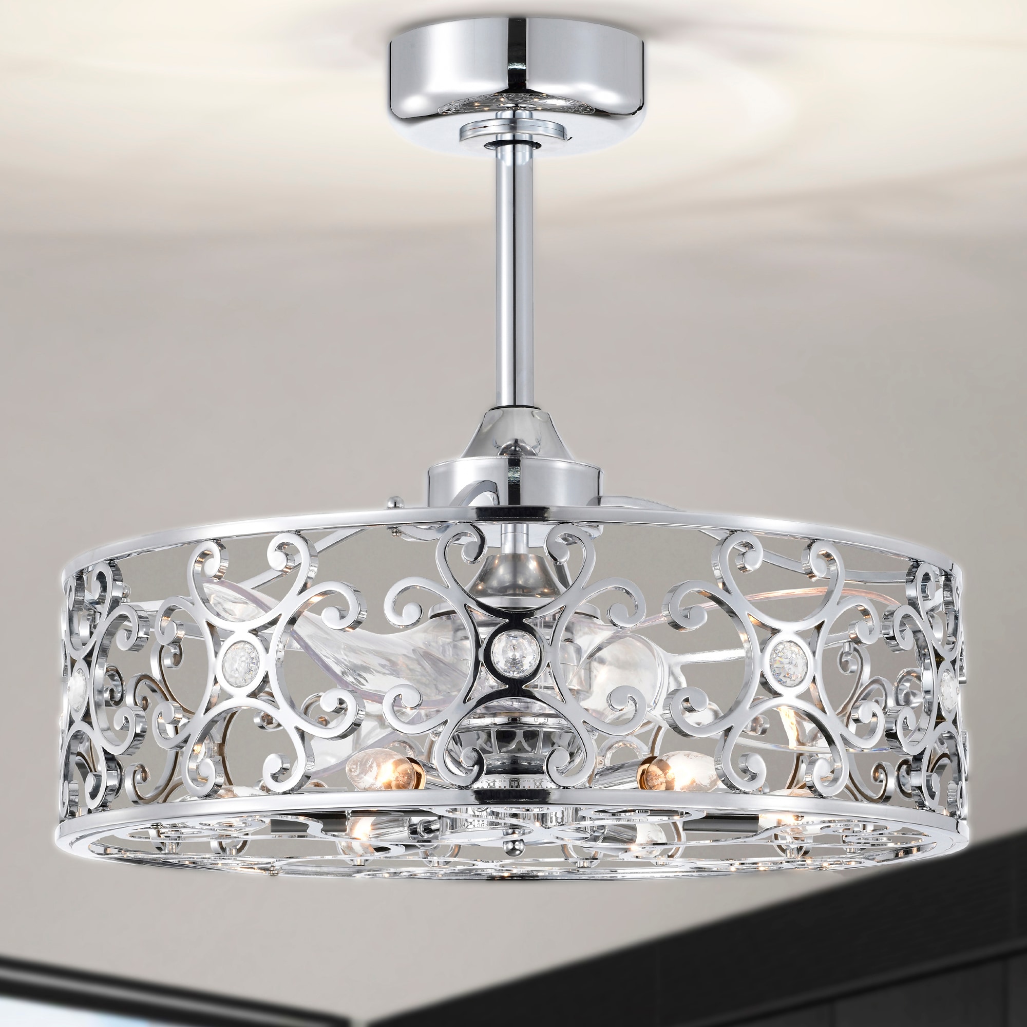 Home Accessories Inc DL01P01CR Ceiling-Fans - View #2
