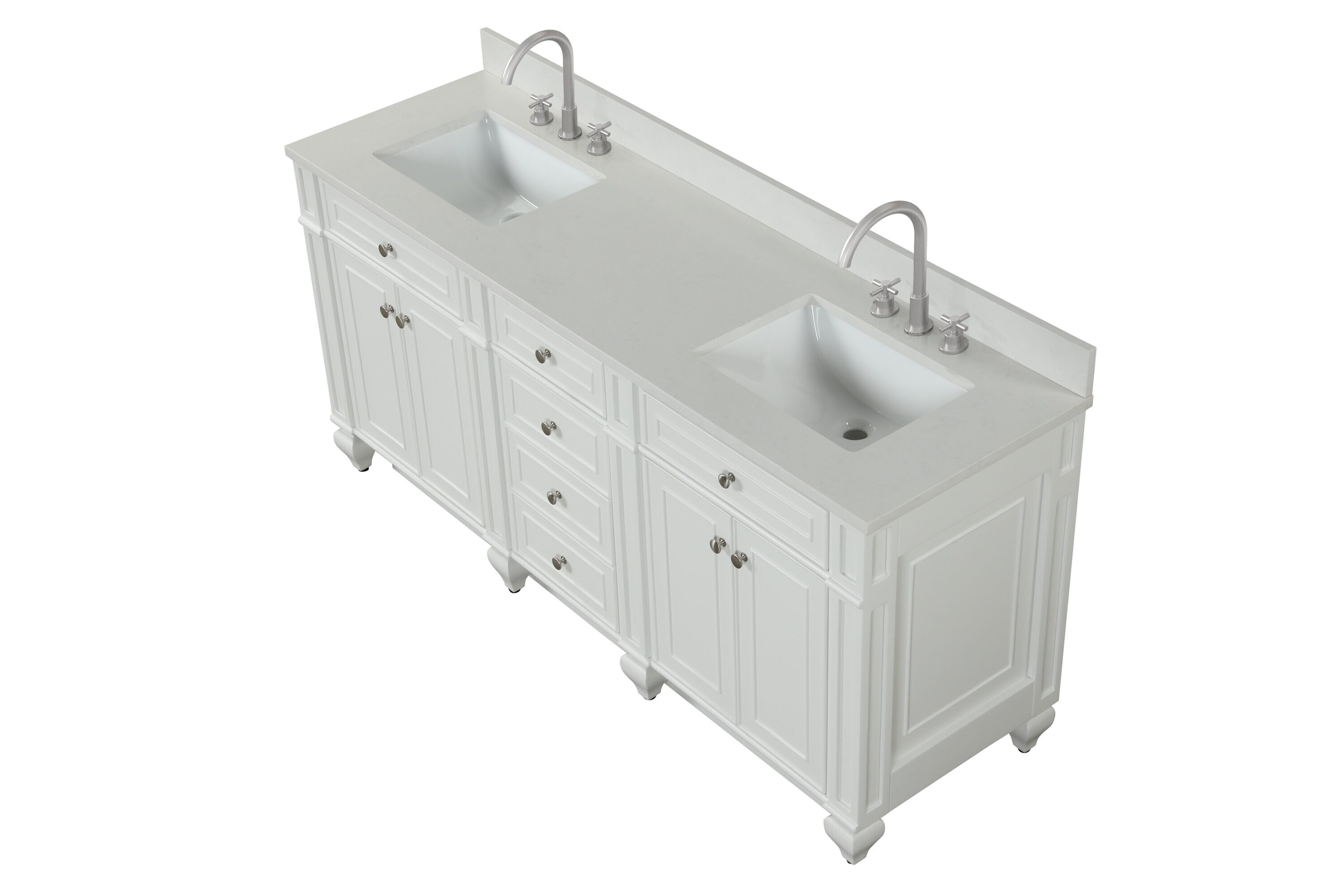 Design Element WN-72-W Bath-Vanity-Combo - View #5