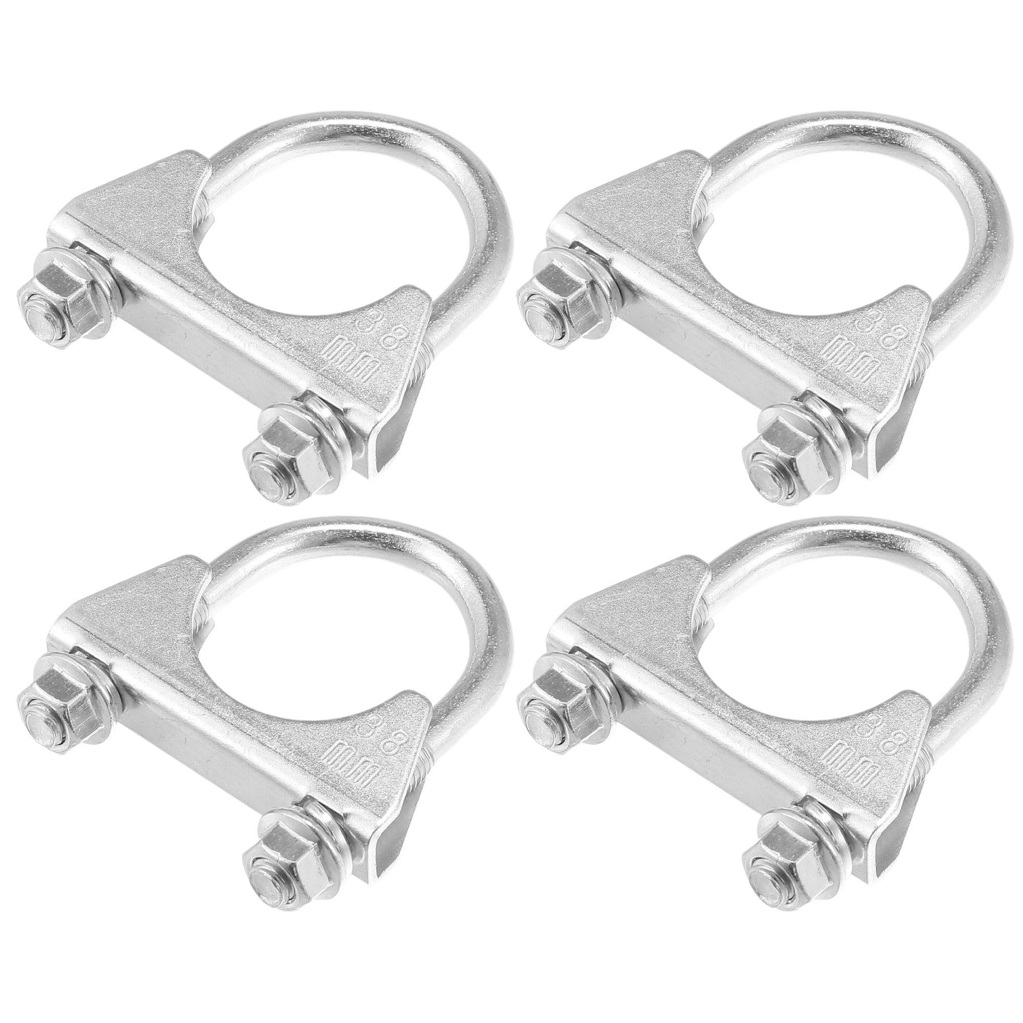Unique Bargains - Round U Bolt Clamp / Muffler Exhaust Clamps for Car RV Truck Boat / Durable Mil...