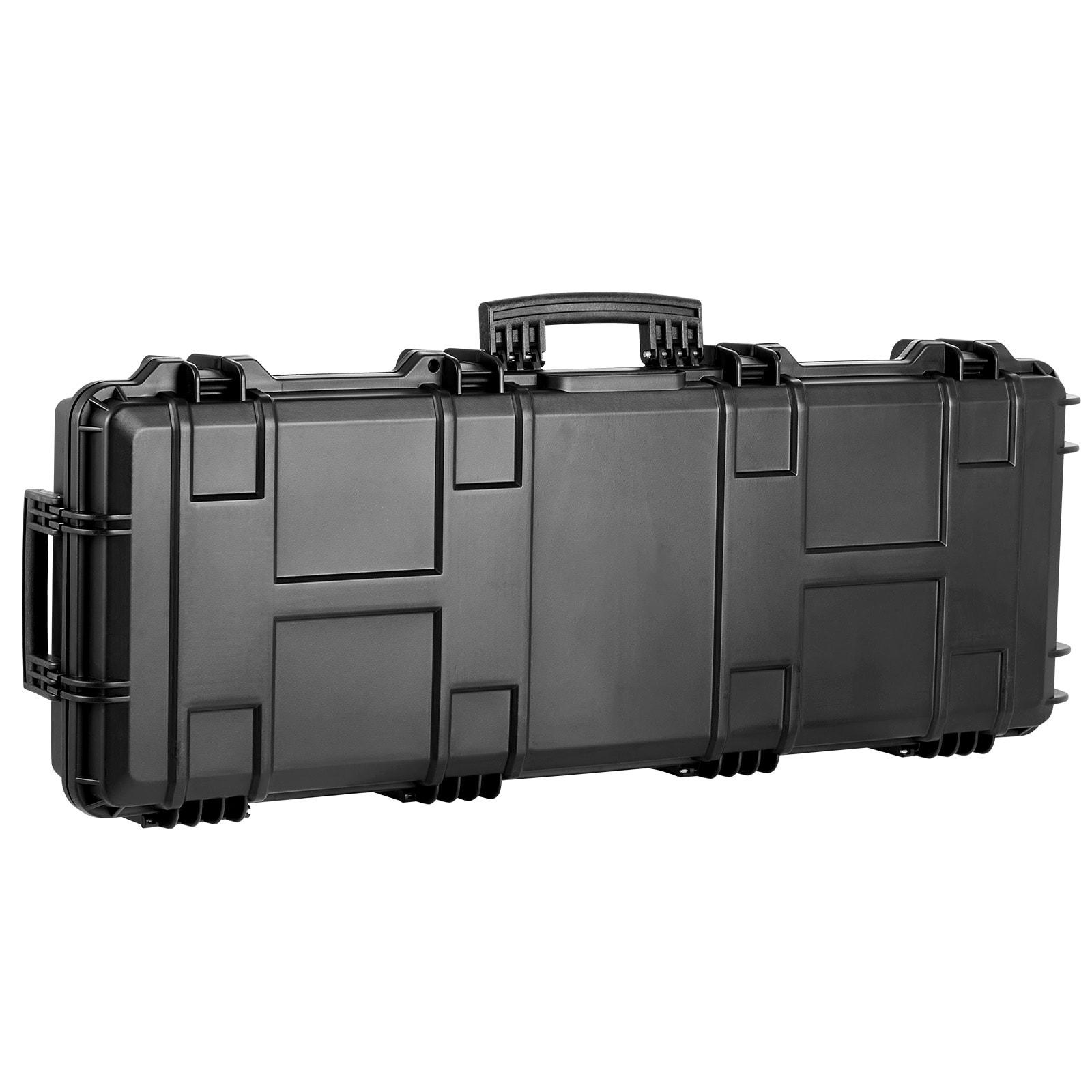 VEVOR SCYZBQH42INS02687V0 Rifle Case  Rifle Hard Case with 3 Layers Fully-protective Foams  42 inch lockable Hard Gun Case with Wheels  IP67 Waterproof and Crushproof  for Two Rifles or Shotguns  Airsoft Gun