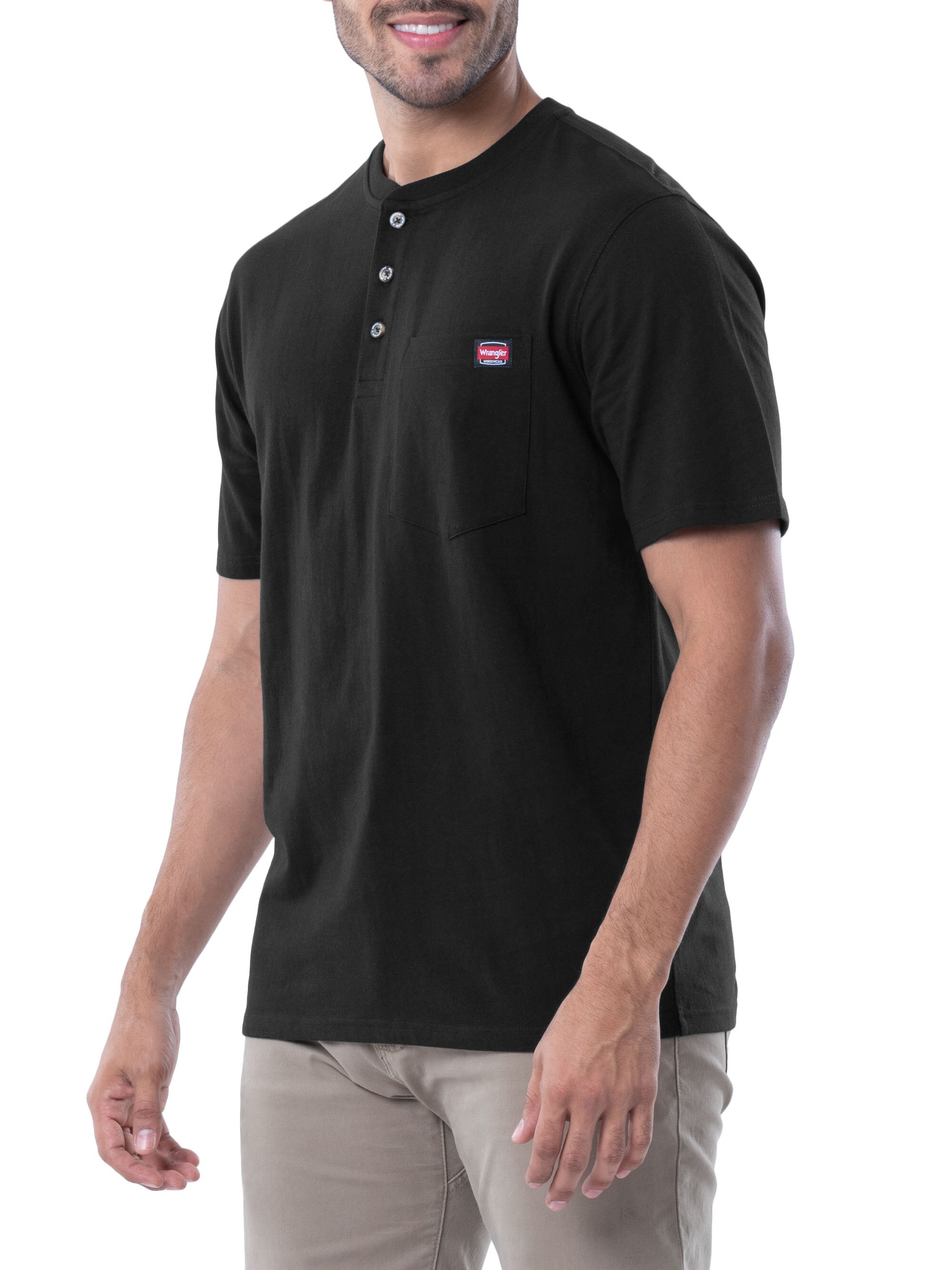 Wrangler 55179-BLK-2XL Tops-Shirts - View #6