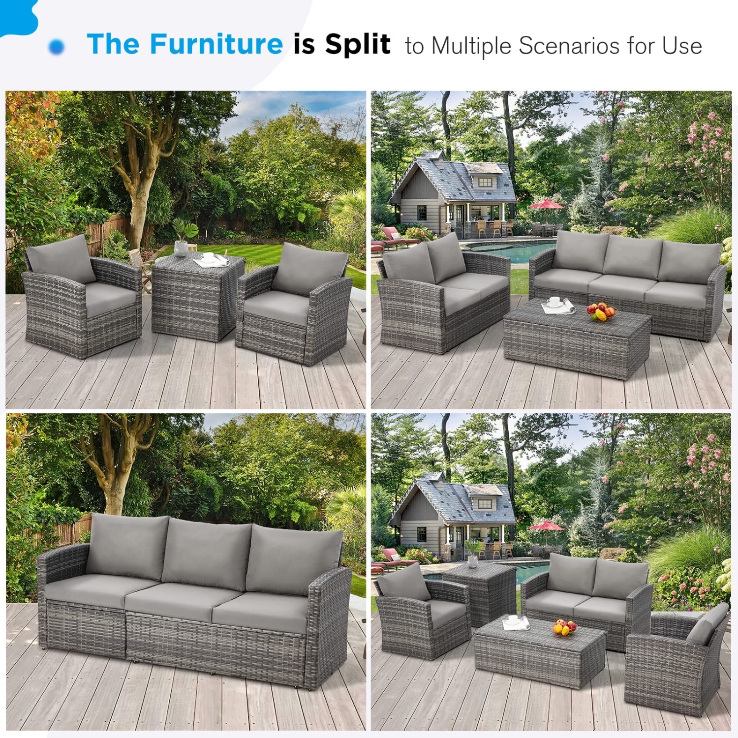 AECOJOY 16080GR-LS01 Patio-Sofas-Daybeds - View #6