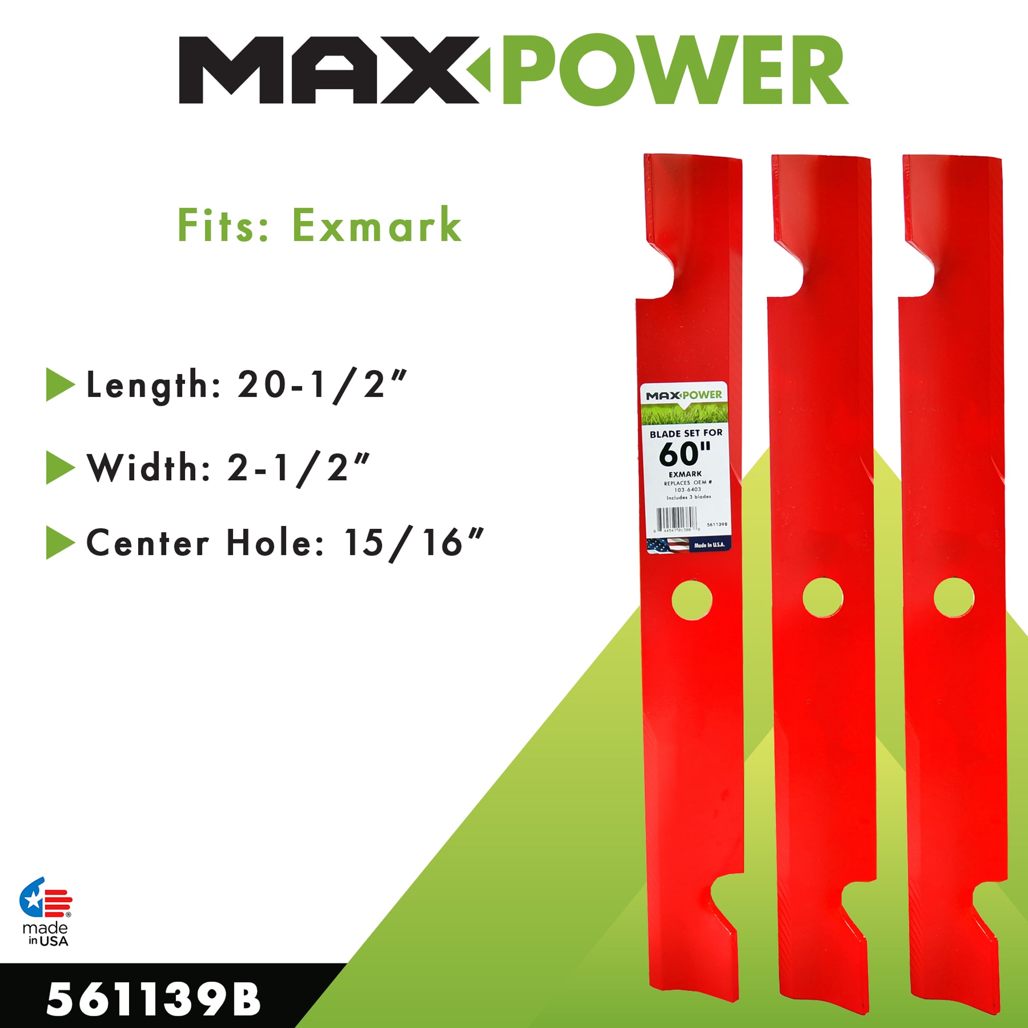 MaxPower 561139B Ope-Mower-Blades - View #5