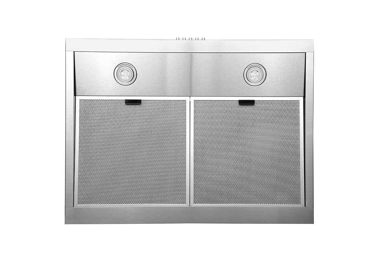 Hauslane Chef 30-in 450-CFM Convertible Stainless Steel Wall