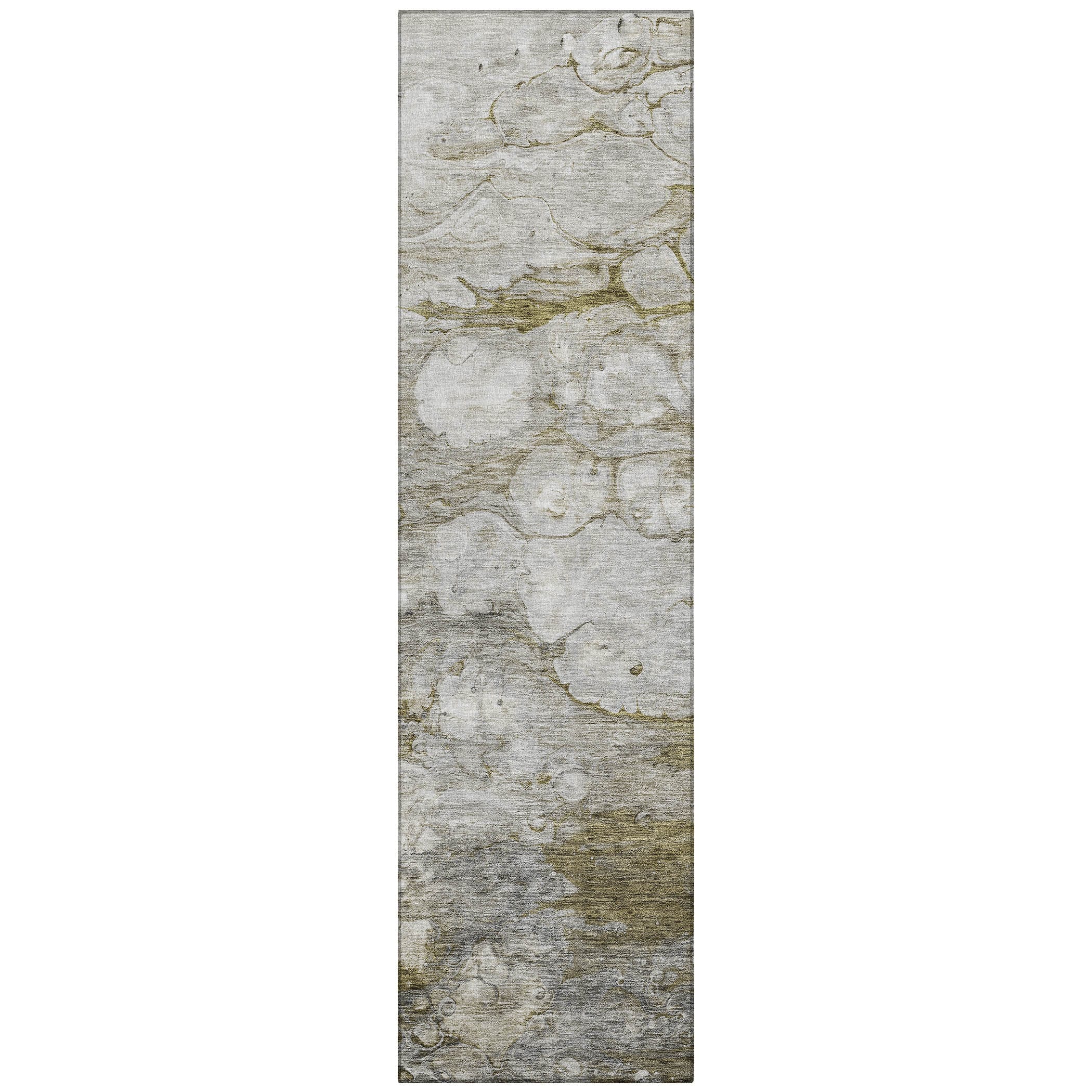 Addison Rugs ACN698BR2X8 Chantille ACN698BR 2 x 7 (ft) Polyester Brown Rectangular Indoor/Outdoor Geometric Machine washable Area rug