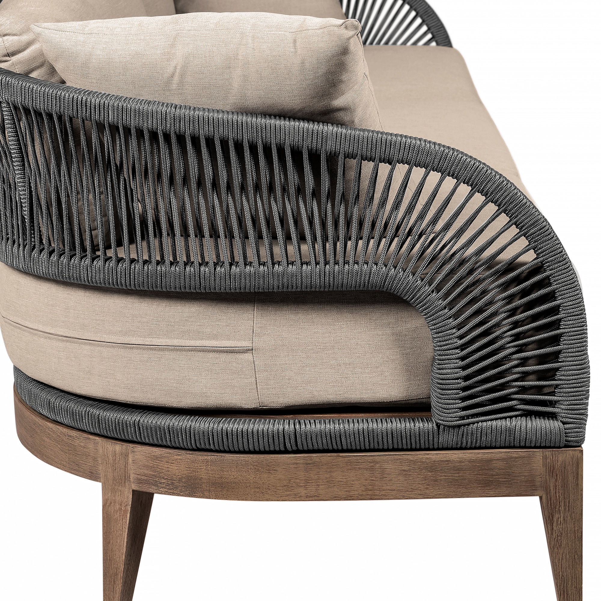 Armen Living LCORSOEUCTP Patio-Sofas-Daybeds - View #4