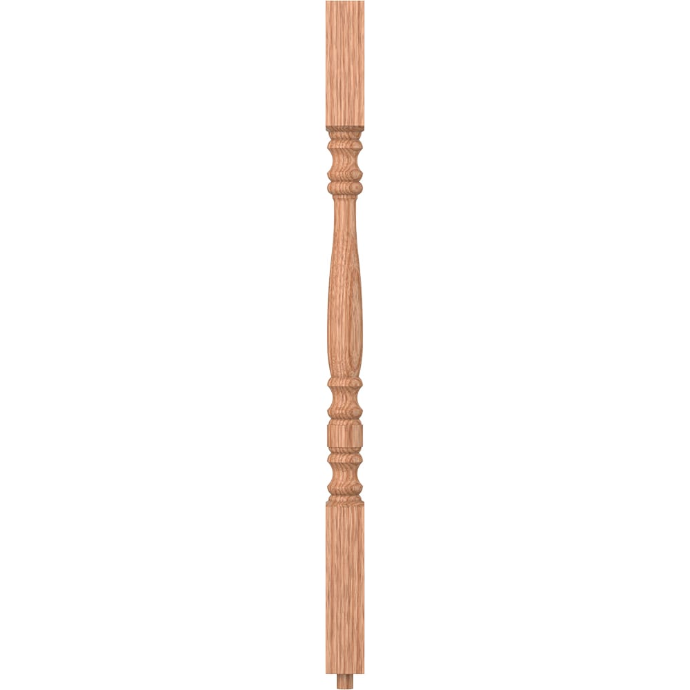 L.J. Smith Stair Systems S-5105-O 31 31-in x 1.75-in Unfinished Red Oak Square Top Stair Baluster