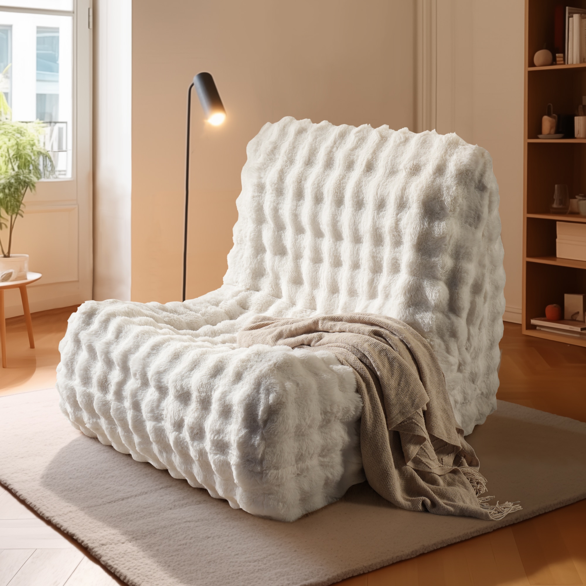 Ovios - Modern White Sofa