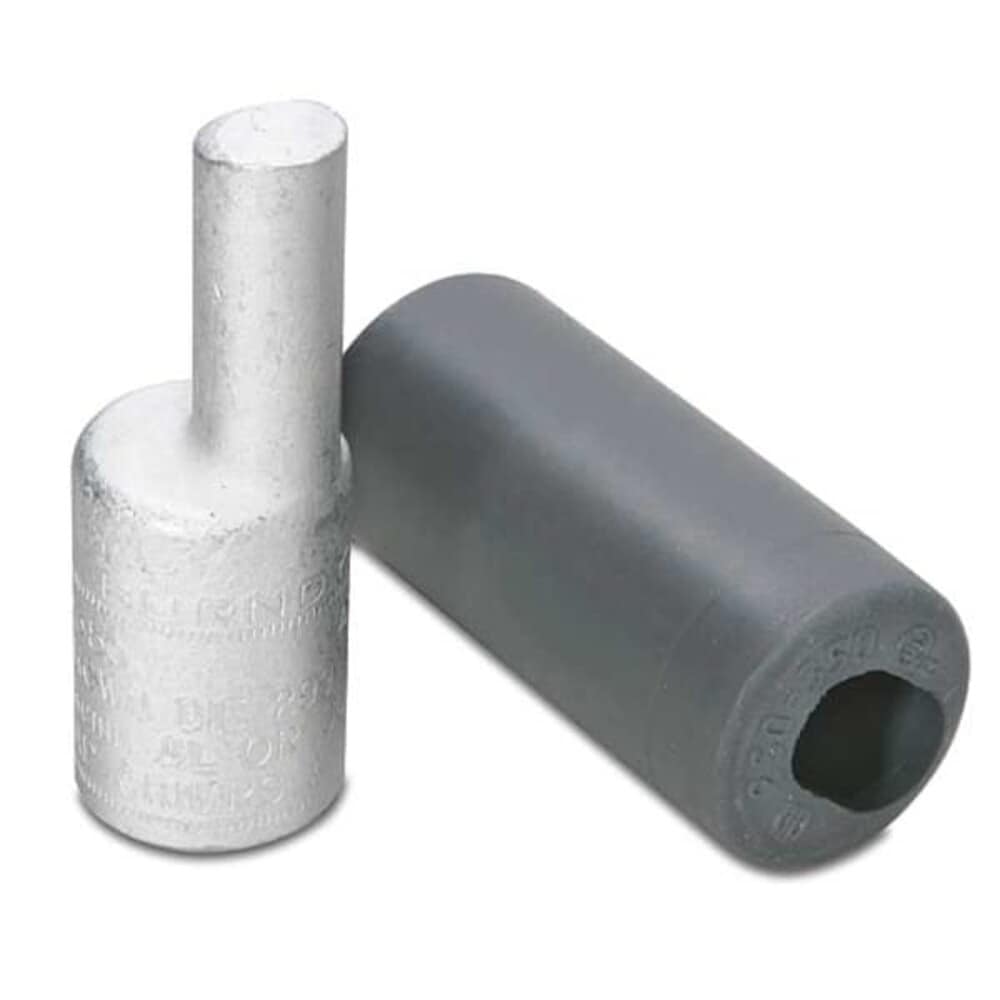 BURNDY  Offset Adapter 3/0 AWG Max Standard Barrel Aluminum White AYPO3/0