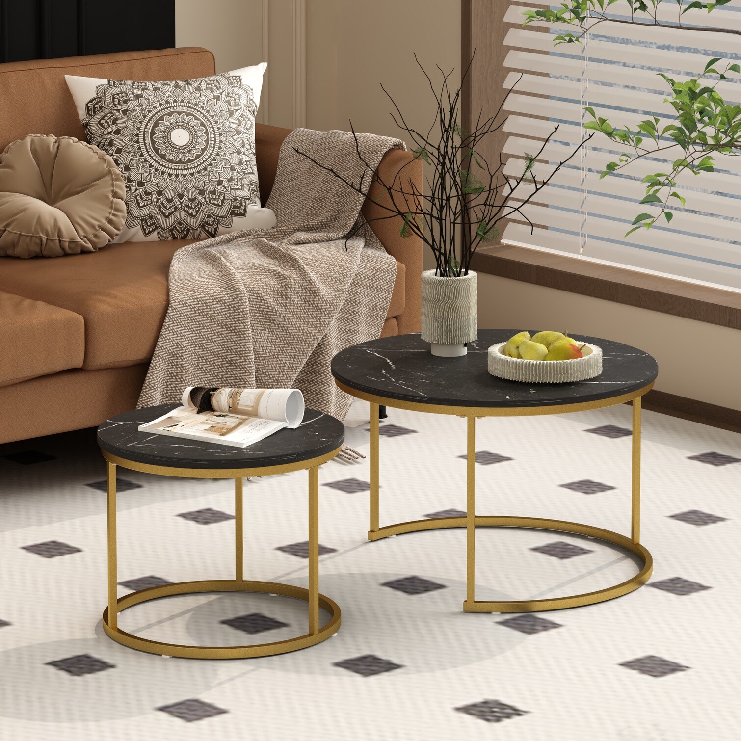 SunJet 116BLQO6EGBL Accent-Table-Sets - View #2