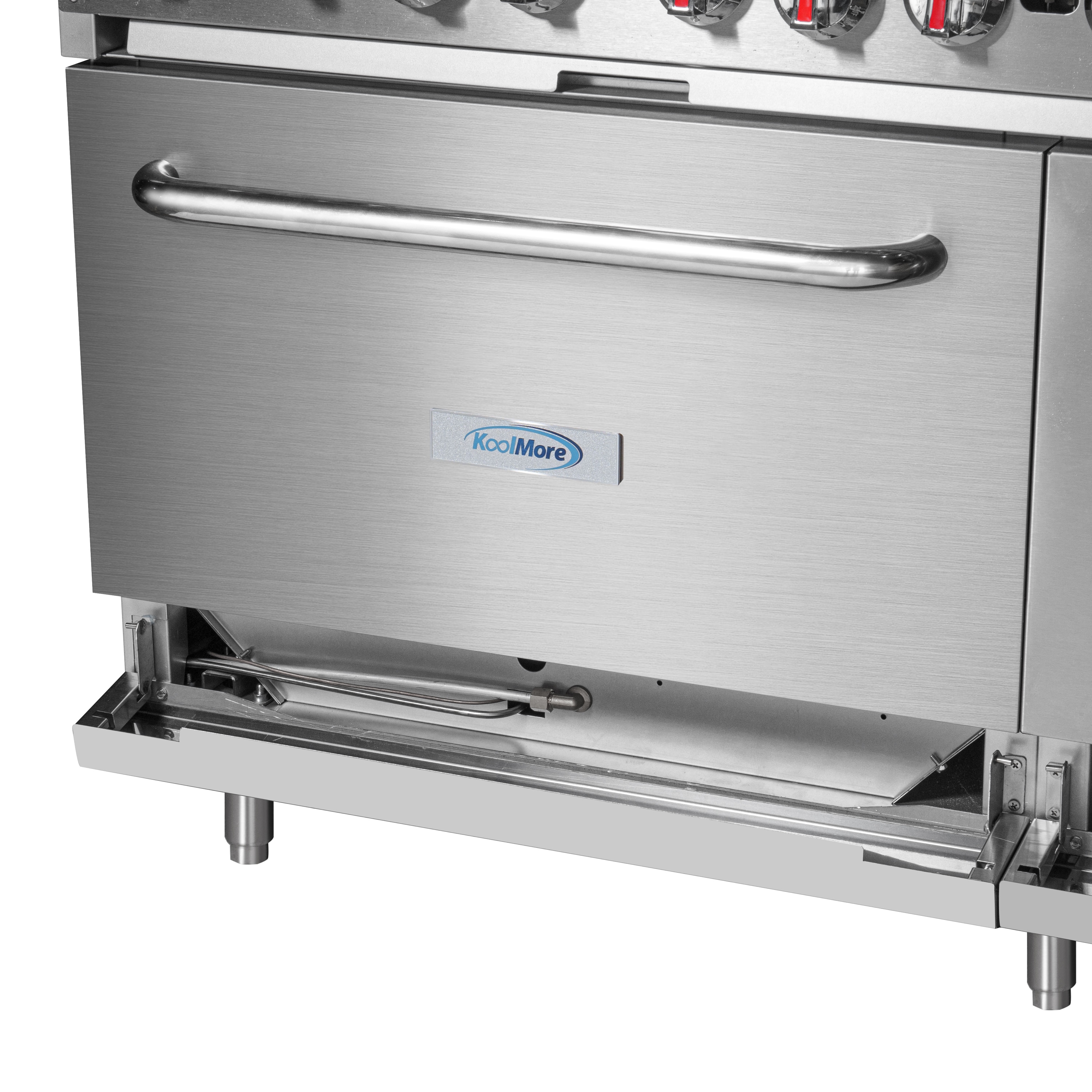 KoolMore LOW-KM-CRGB60-LP Double-Oven-Gas-Ranges - View #9