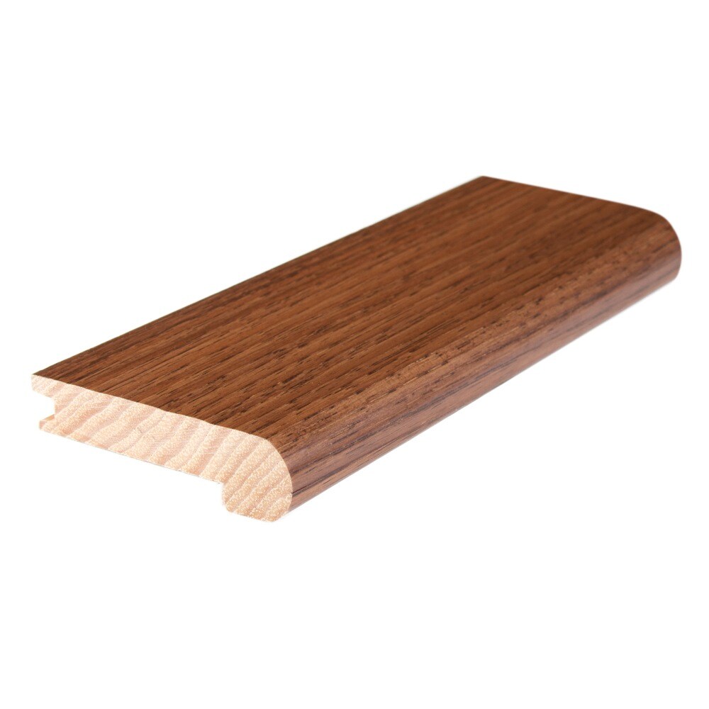 Flexco 201045 Solid Wood Stair Nose 2.75-in x 78-in x 0.75-in Plantation Prefinished Wood Hickory Flush Stair Nosing