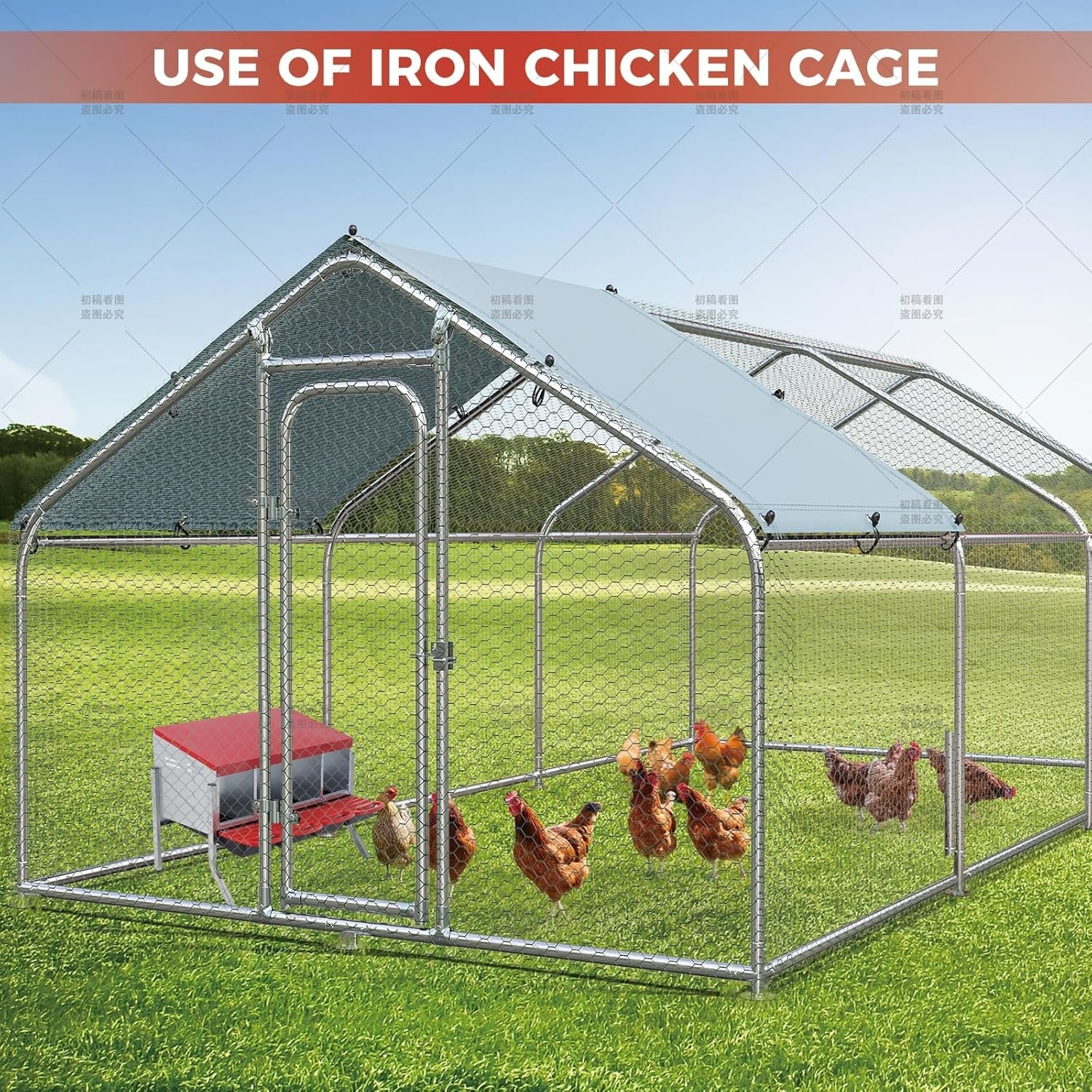 Garvee IIVB-54LK120 Chicken-Coops-Rabbit-Hutches - View #6