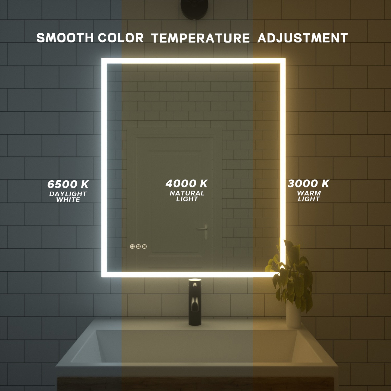TaiMei MC04-3036SF1 Framed-Bath-Mirrors - View #4