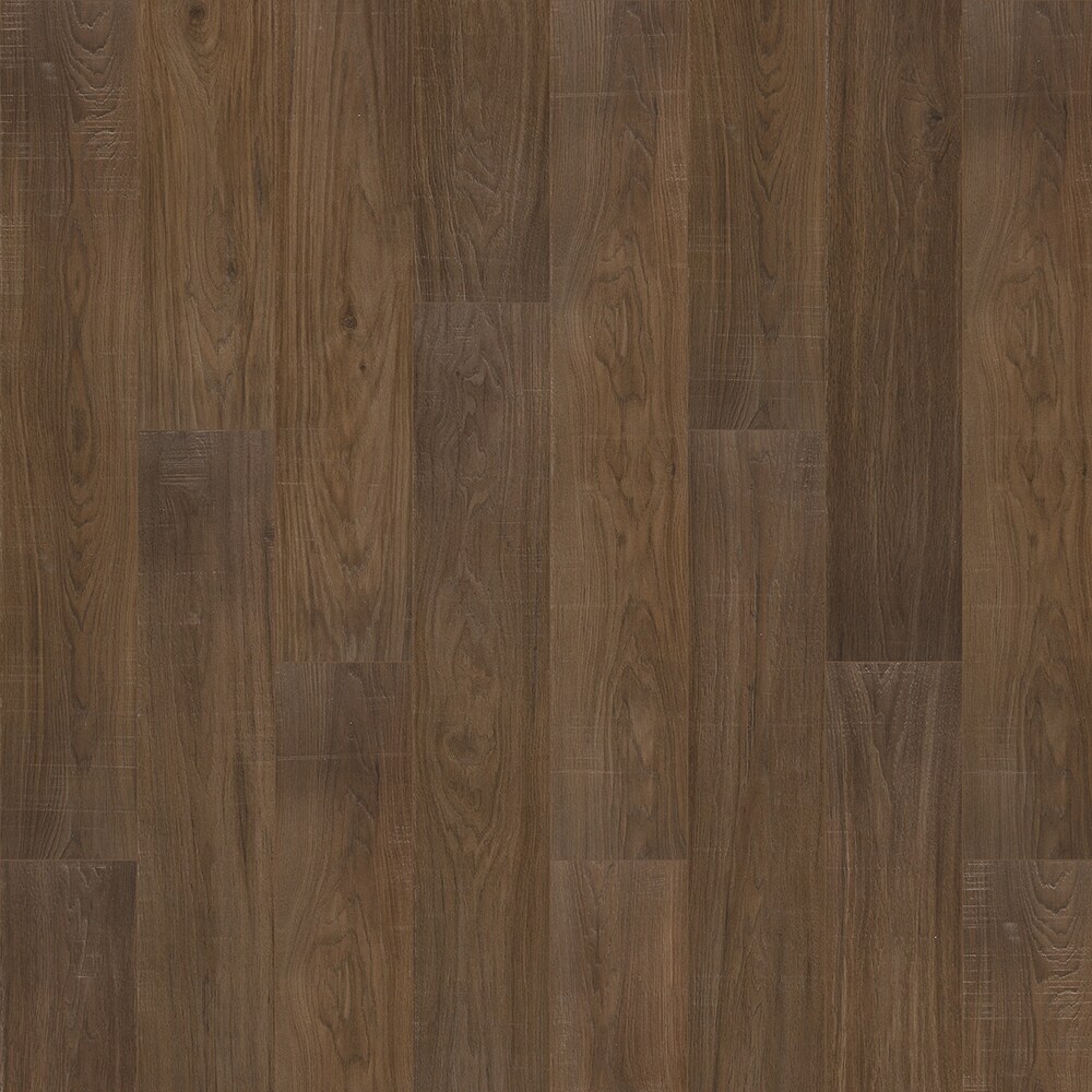 Pergo LF001142 Pro +WetProtect Midtown Hickory 10-mm T x 7-1/2-in W x 47-1/4-in L Waterproof and Water Resistant Wood plank Laminate Flooring ( 27.00-sq ft / Carton )