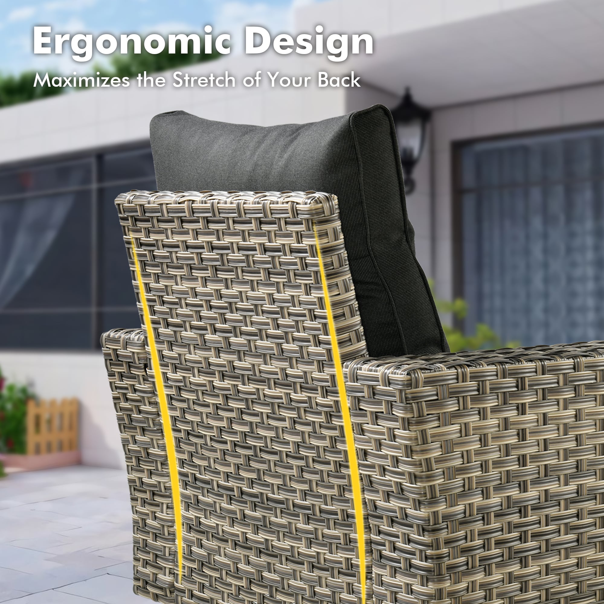 Ovios TS108Y Patio-Conversation-Sets - View #2