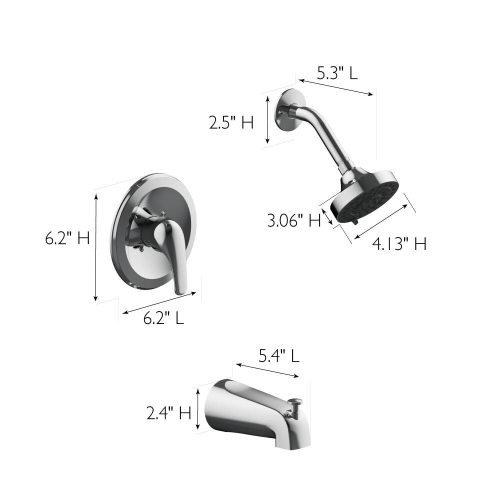 Design House 594770 Tub-Shower-Faucets - View #3