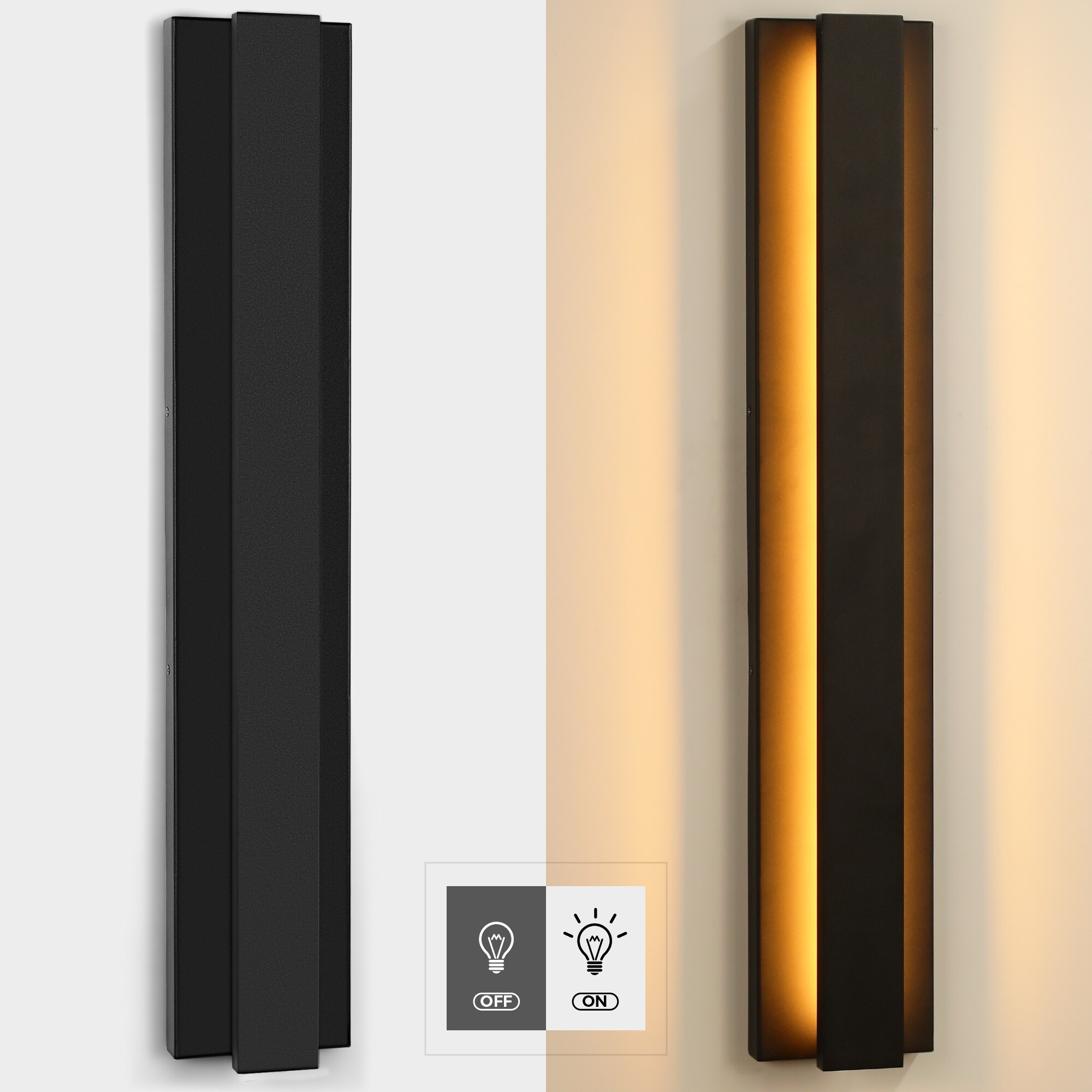 LamQee 06FTL0277BBK Outdoor-Wall-Lighting - View #3