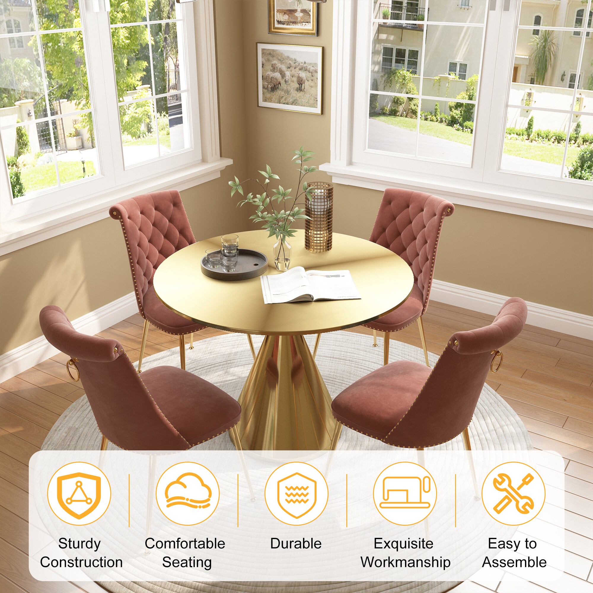 Clihome CL-RBT1-BBG703CBN Dining-Sets - View #7