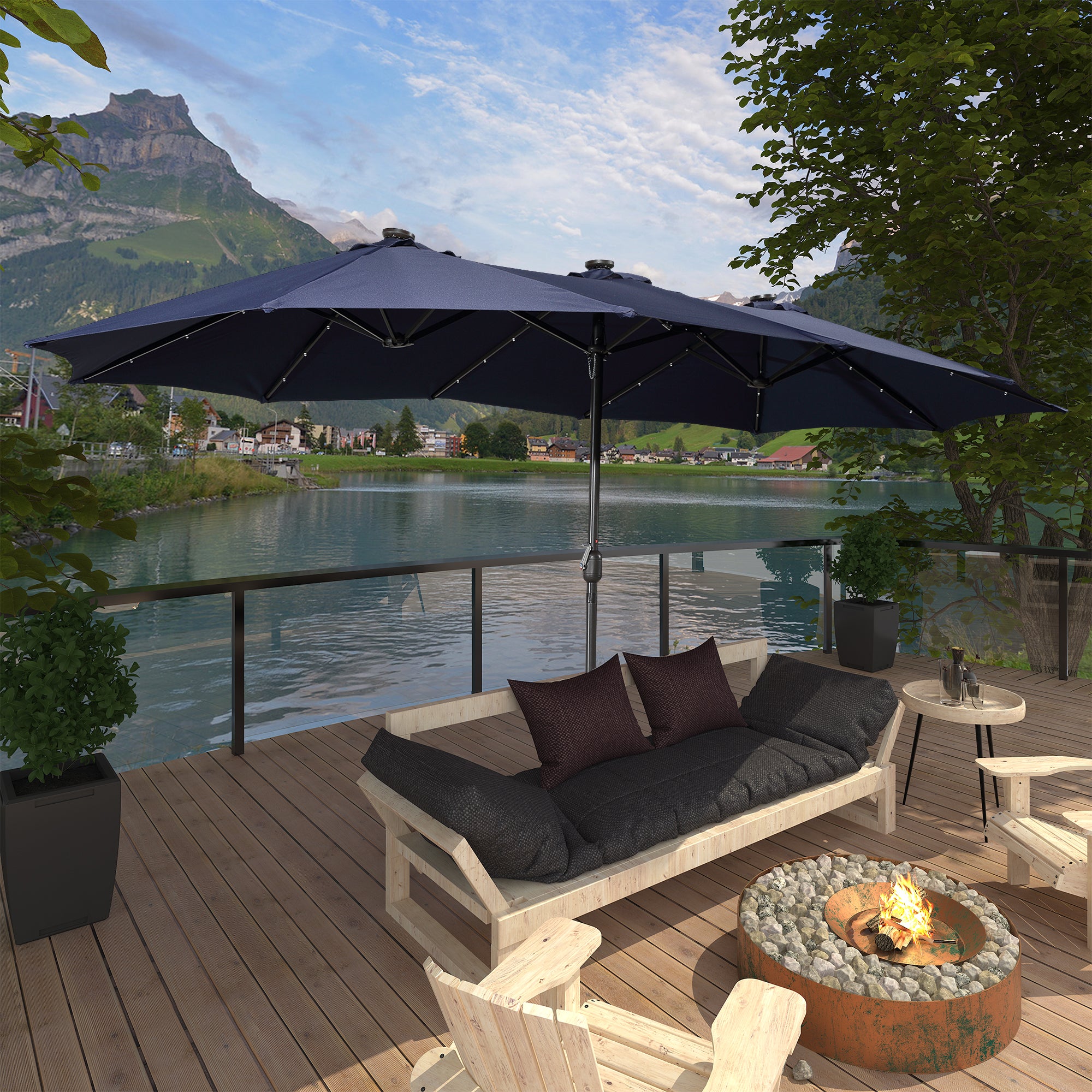 Boyel Living BOHT15LED-NV Umbrellas-2 - View #10