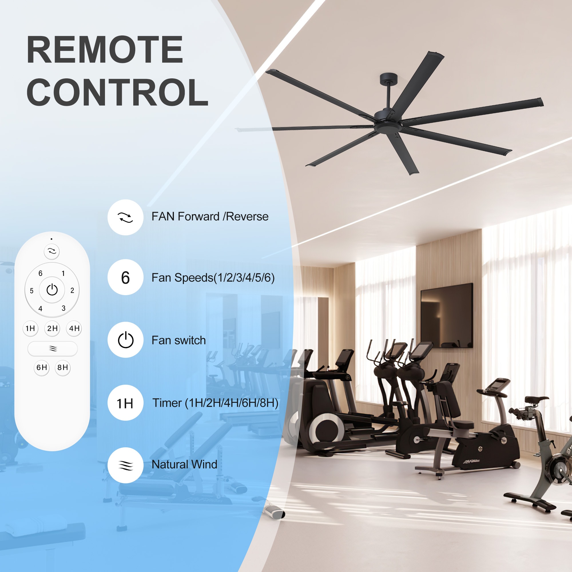 Airsurfer AS-29062-BK Ceiling-Fans - View #5