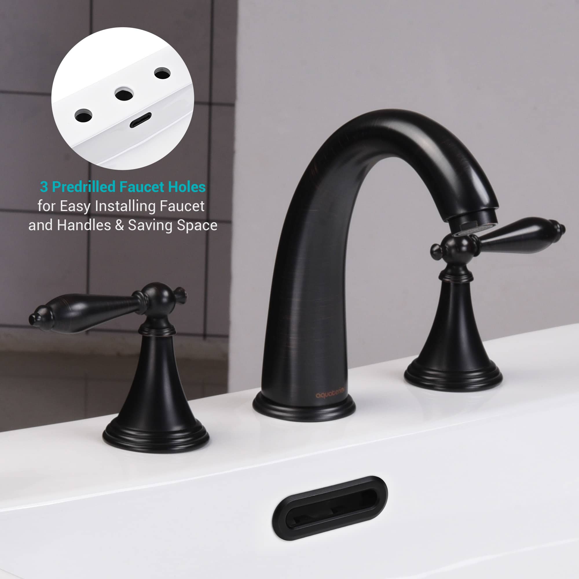Yescom 80PSK026-3HOL-07-LO Bath-Sink - View #2