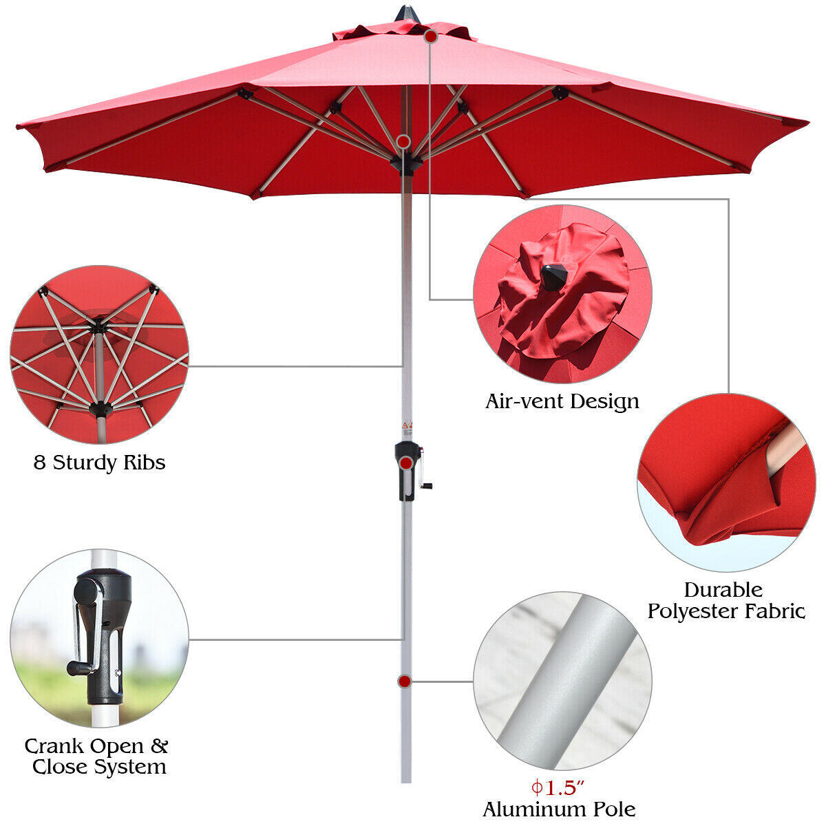 Forclover HYFC-UM0379BUG Umbrellas-2 - View #4