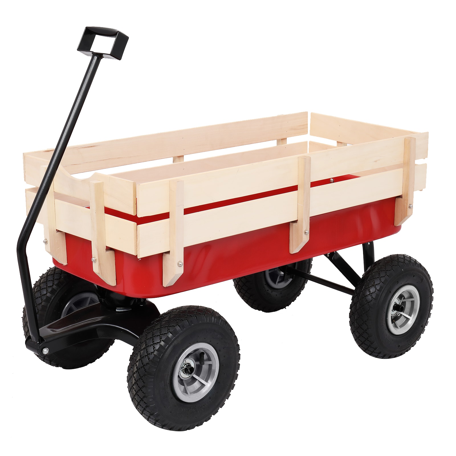 Outopee LO1G26001815 2-cu ft Steel Yard Cart