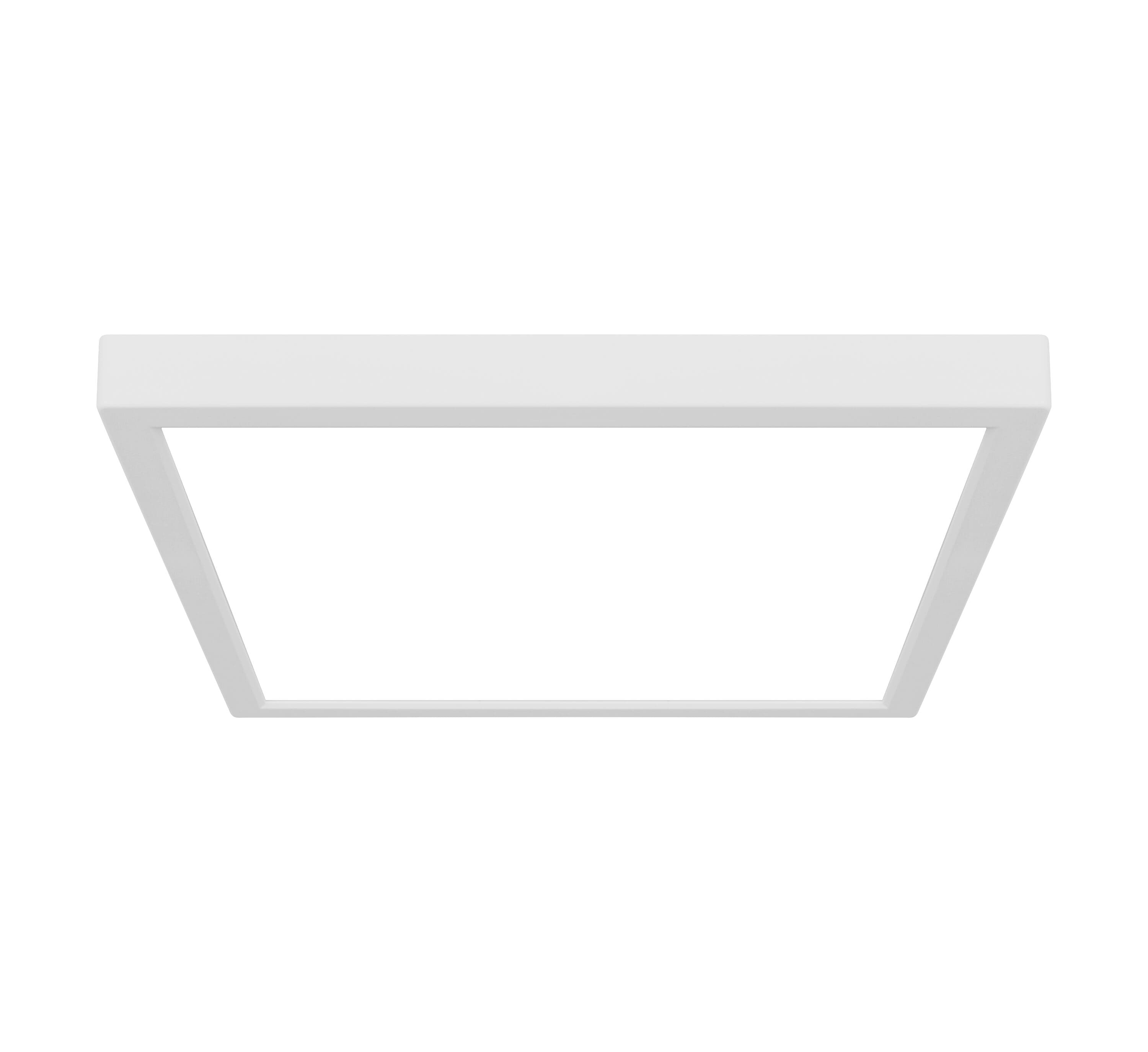 Nicor Lighting DSE93120SSQWH DSE3 9-in White Flush Mount Light ENERGY STAR Certified
