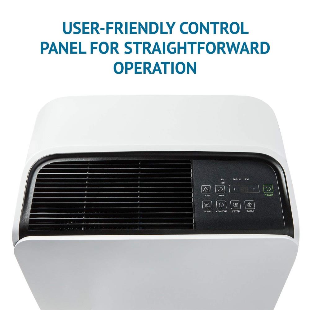 Ivation 95-Pint 2-Speed Dehumidifier with Built-In Pump ENERGY STAR ...