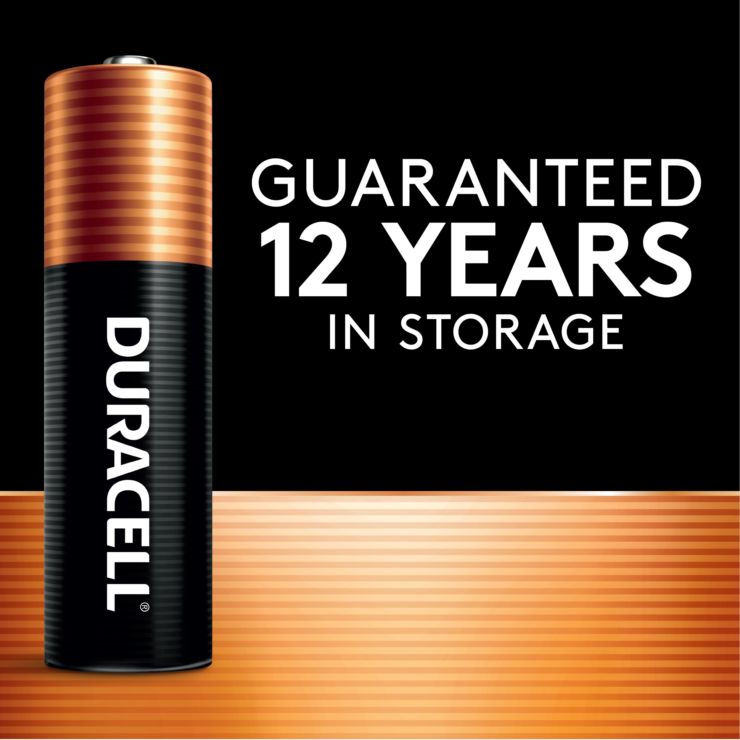 Duracell Batteries, Alkaline, AA, 1.5 V - 8 batteries