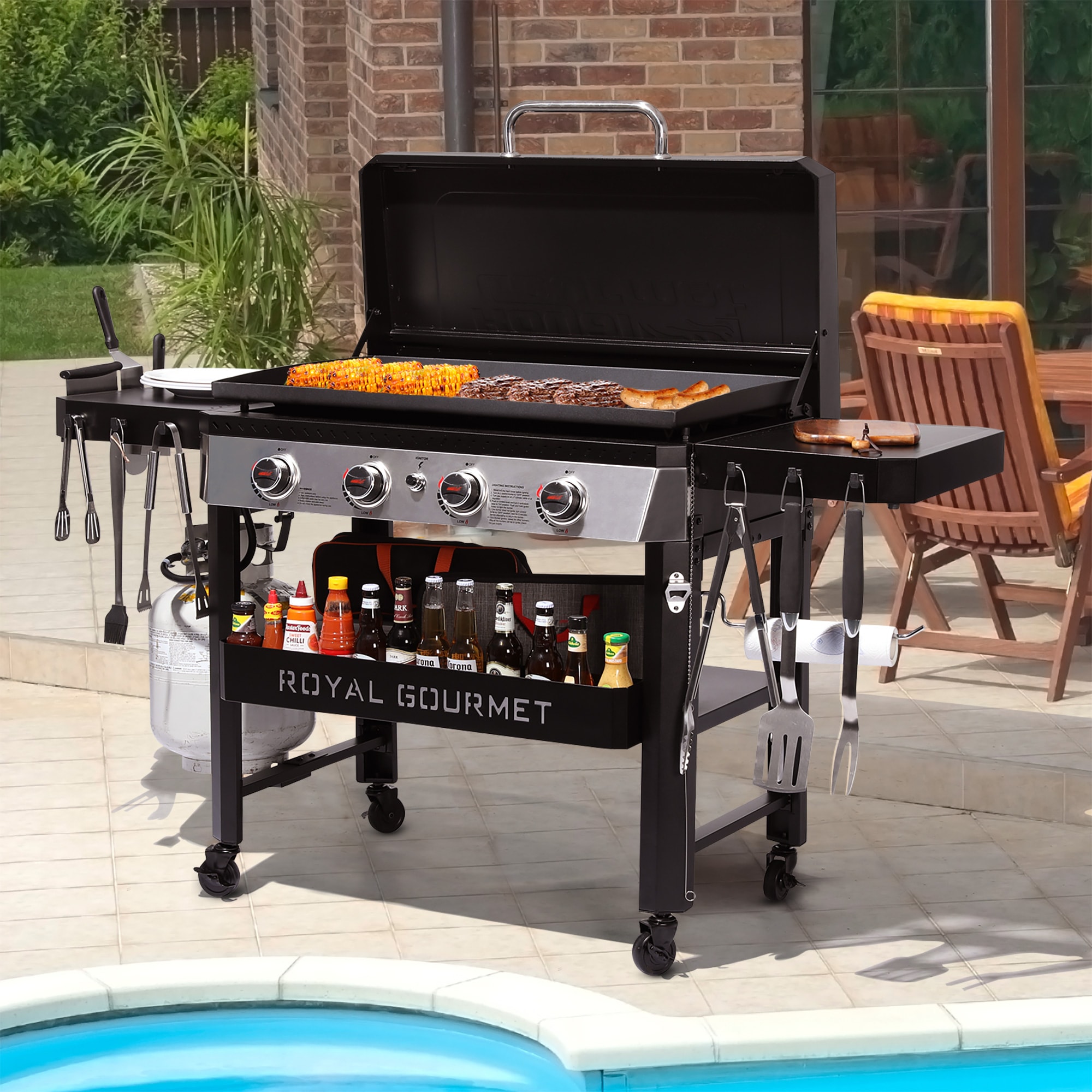 Royal Gourmet GB4007P Flat-Top-Grills - View #4