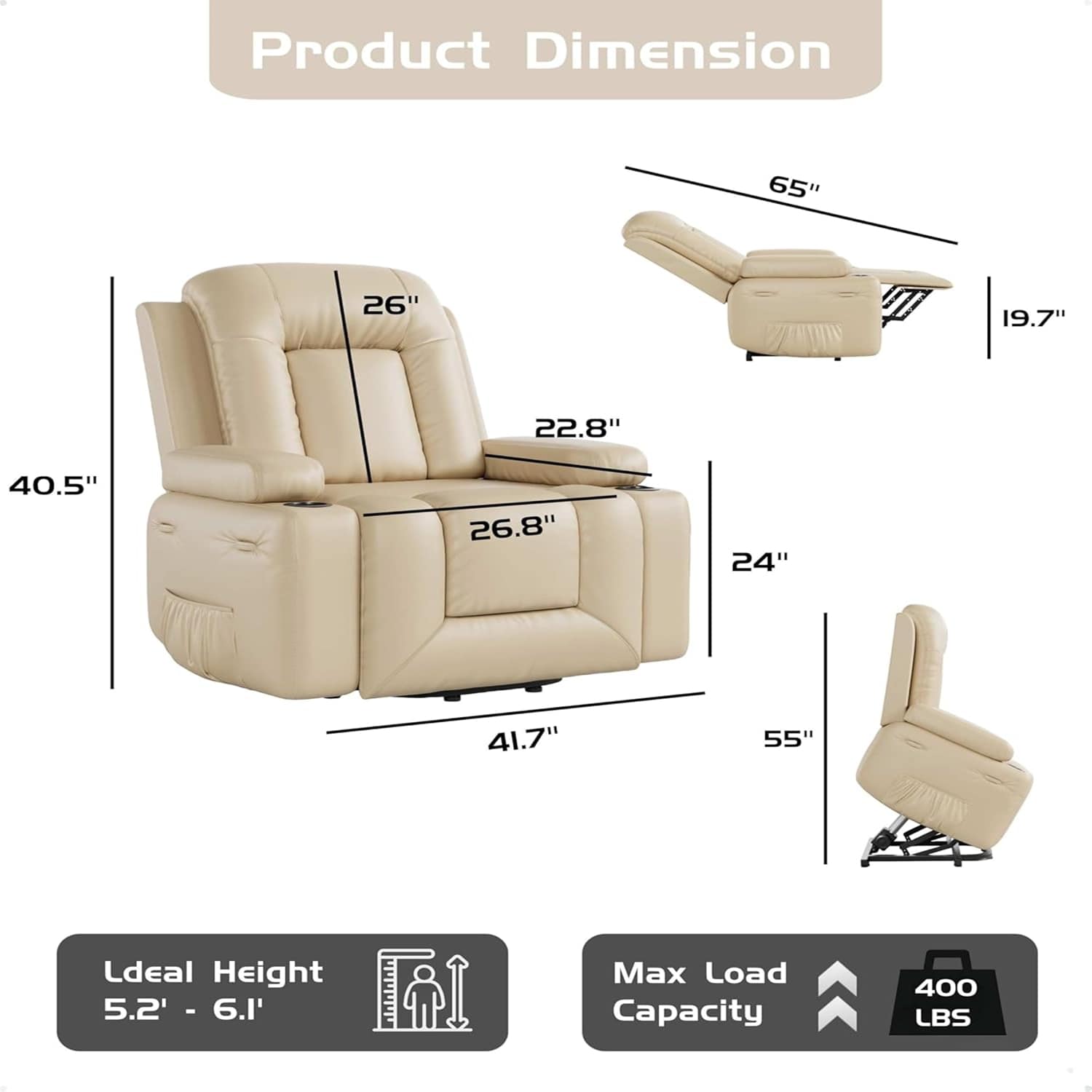 Qeetex LSHQPHO-334EGPNF recliners - View #3