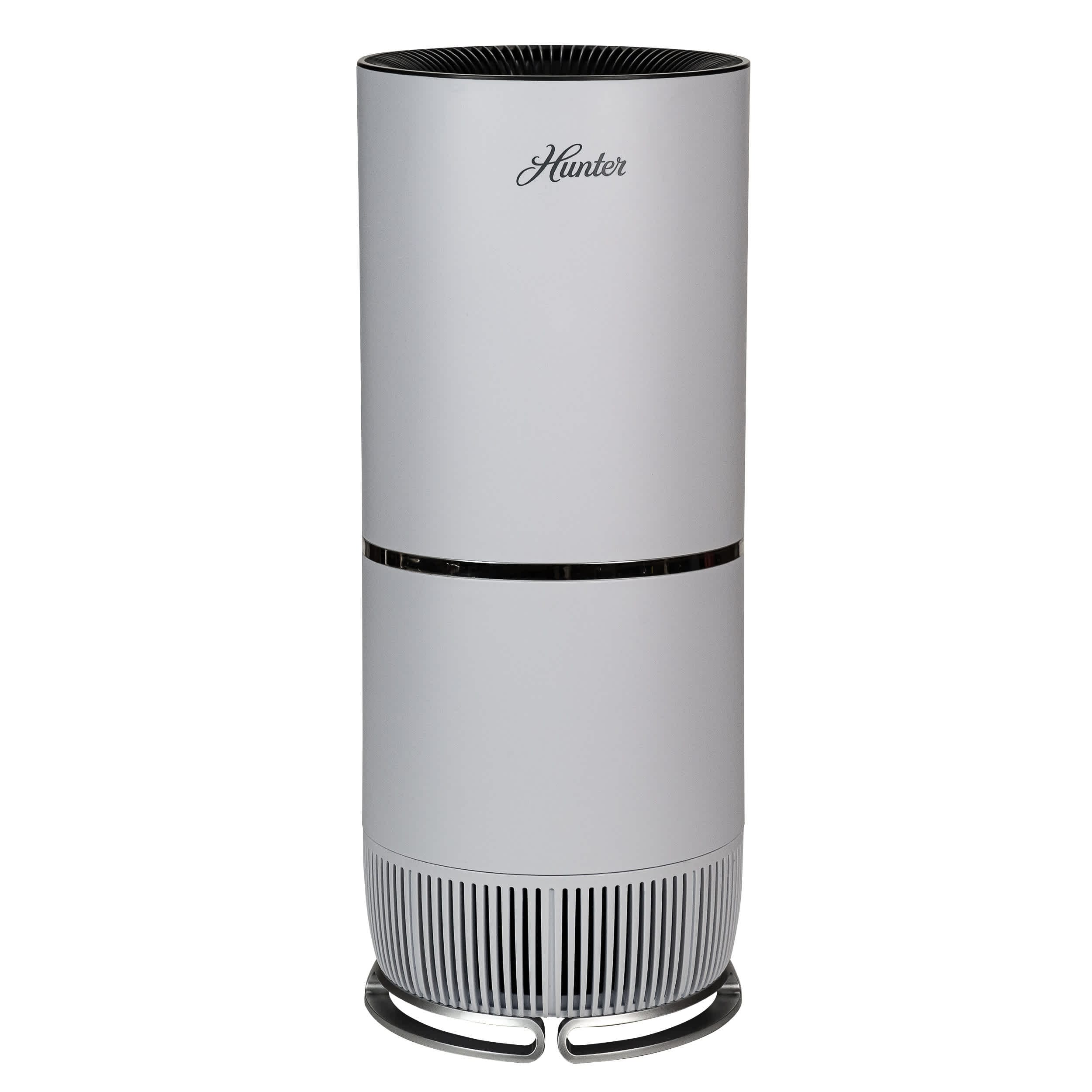 Hunter True HEPA Digital Tall Tower Air Purifier for Allergies Covers up to 195 Sq. Ft. - White #HP670WH