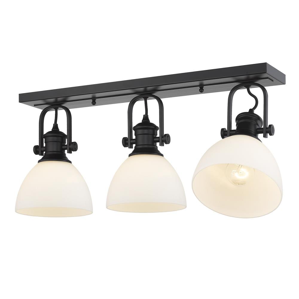 Golden Lighting 3118-3SF BLK-OP flushmounts - View #2