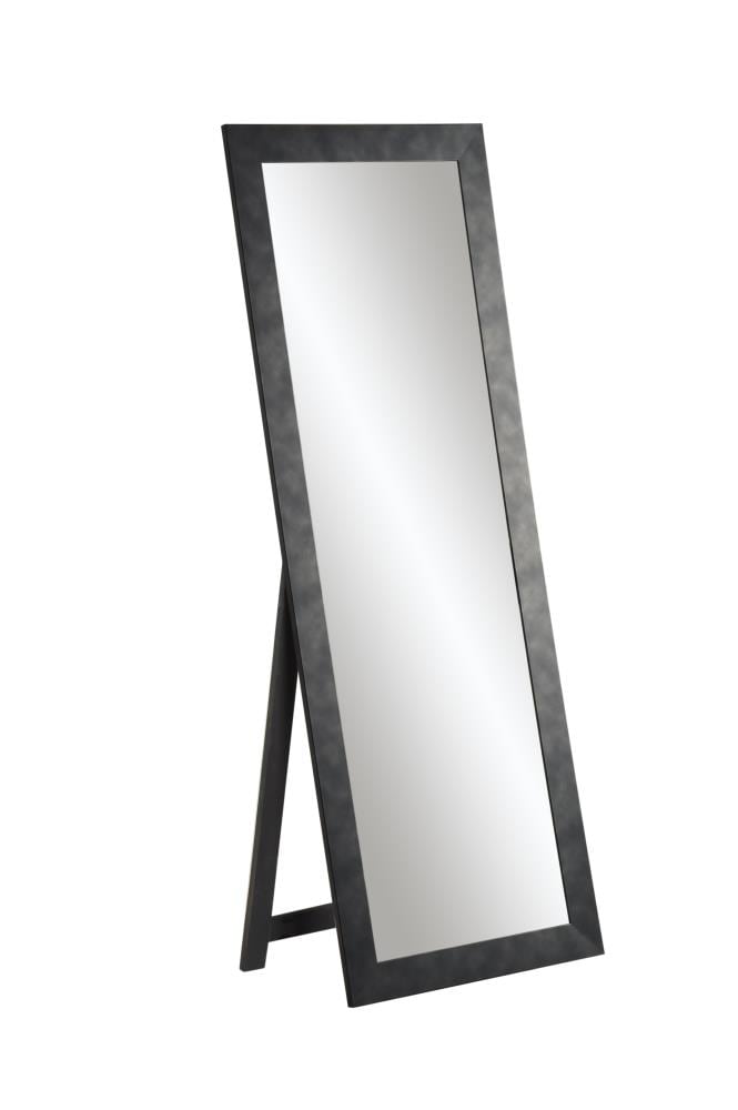 BrandtWorks 21.5-in W X 71-in H Black Framed Full Length Wall Mirror At ...