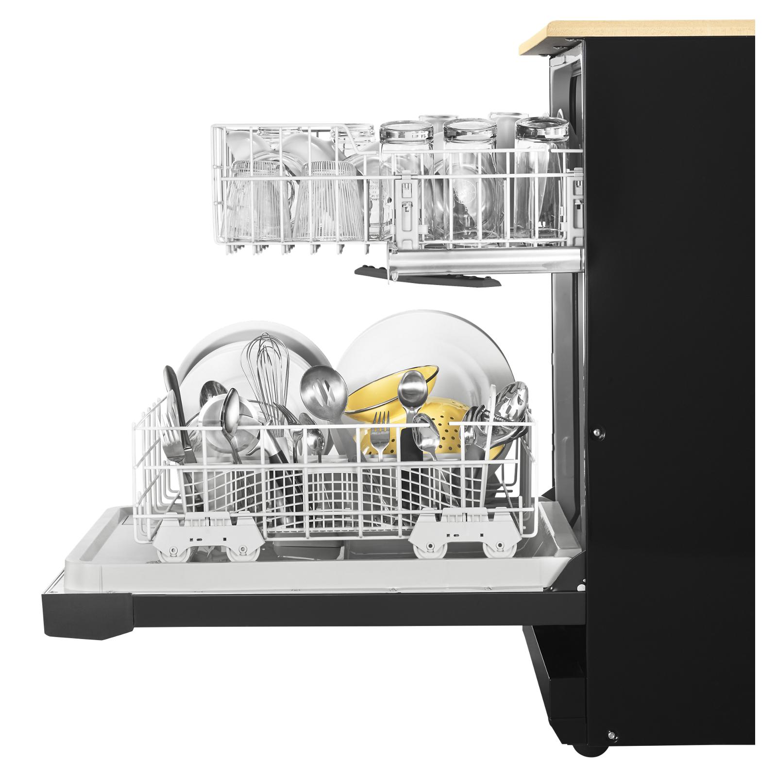 Whirlpool 24 in. Portable Dishwasher with Front Control, 64 dBA