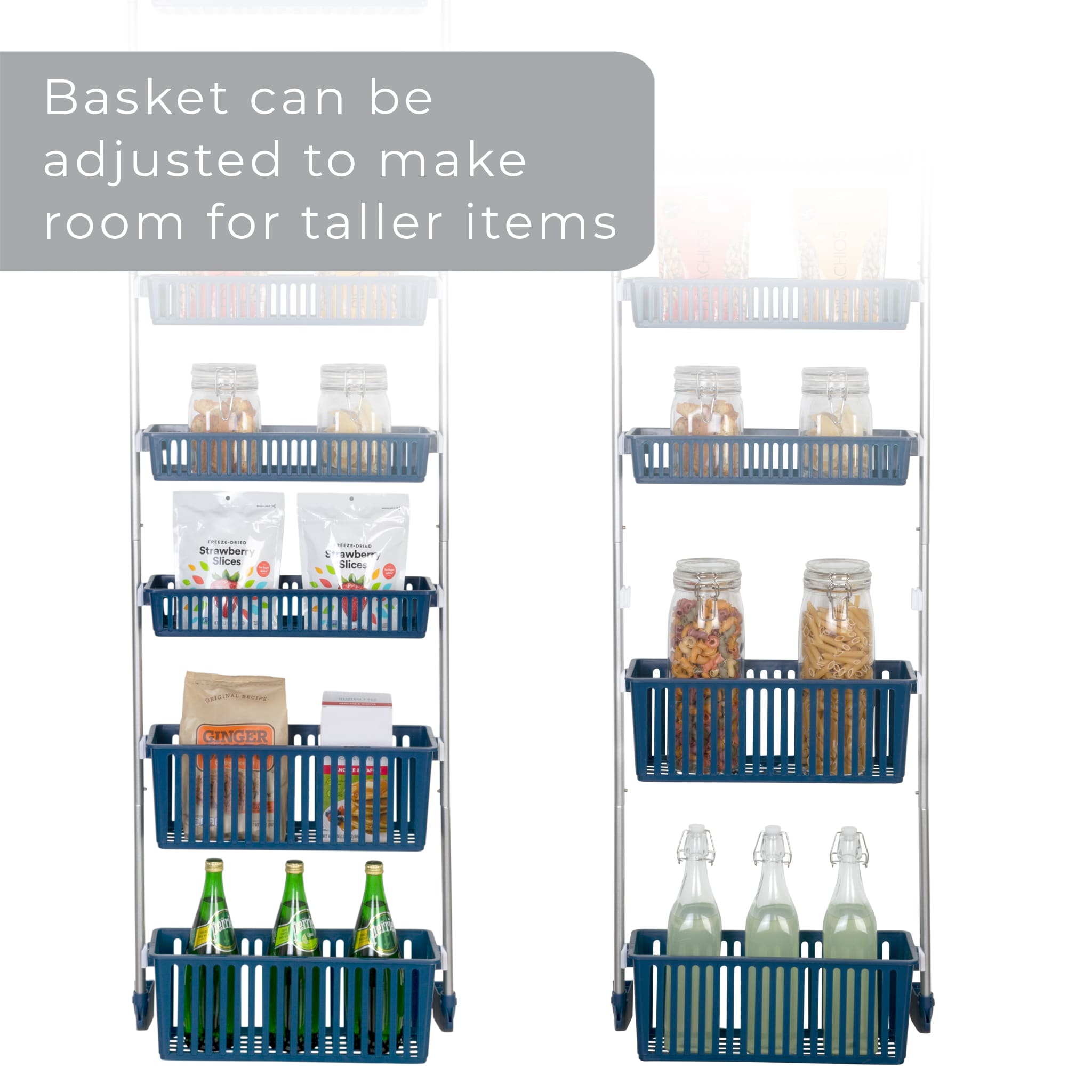 Delamu Larger Over the Door Pantry Organizer, D8.0W18