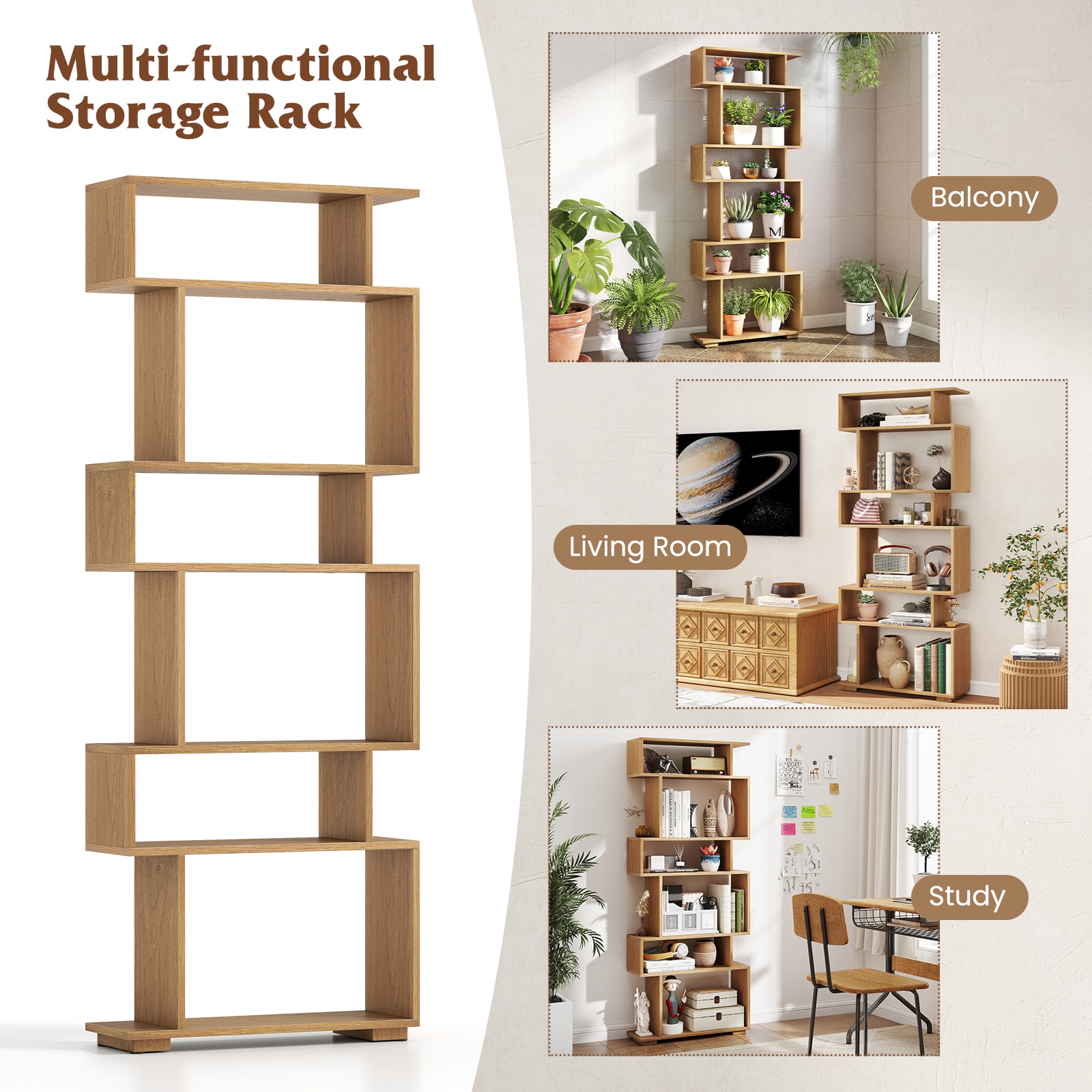 Volenca VOL-3S6OCH bookcases - View #7
