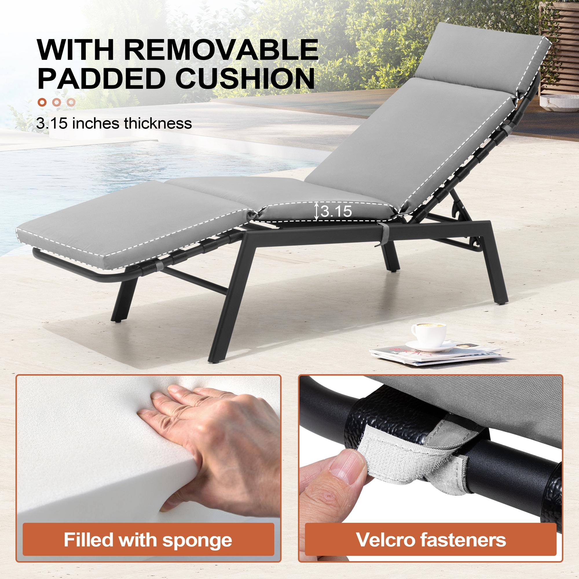 Crestlive Products CL-LG029DGY-2 Patio-Chairs - View #6