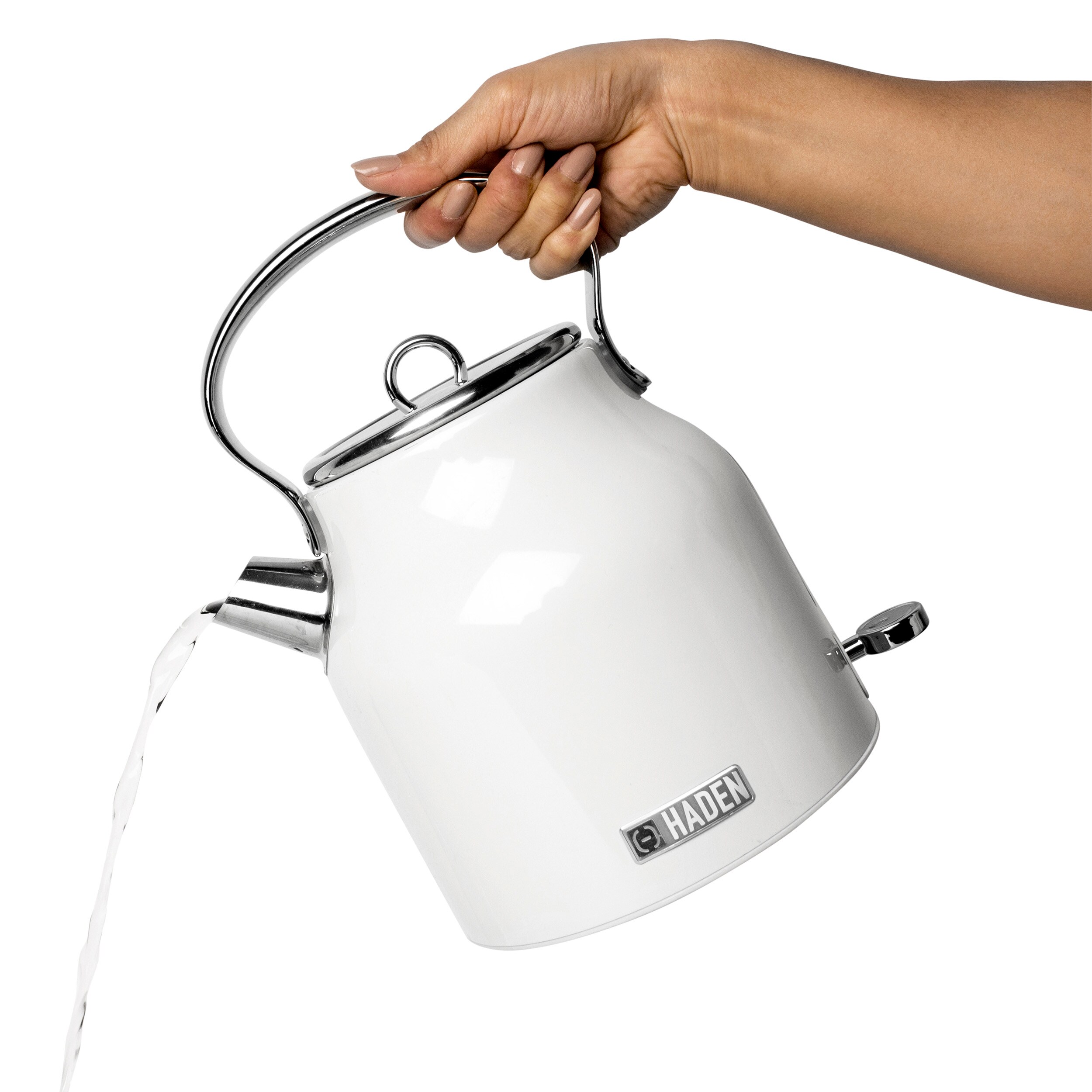 Haden Heritage 1.7 L Stainless Steel Body Electric Kettle w