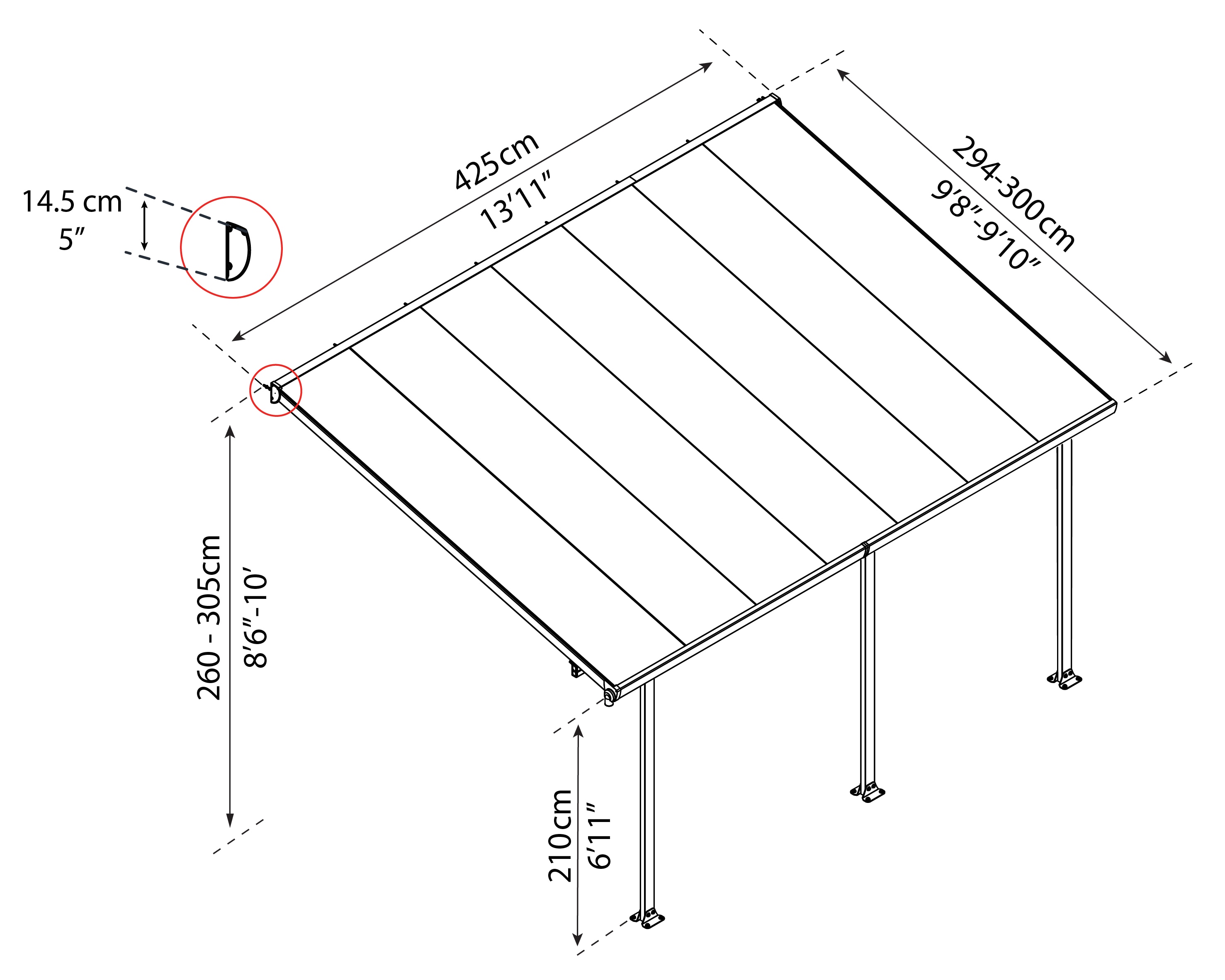 Canopia by Palram 702538 carports - View #3