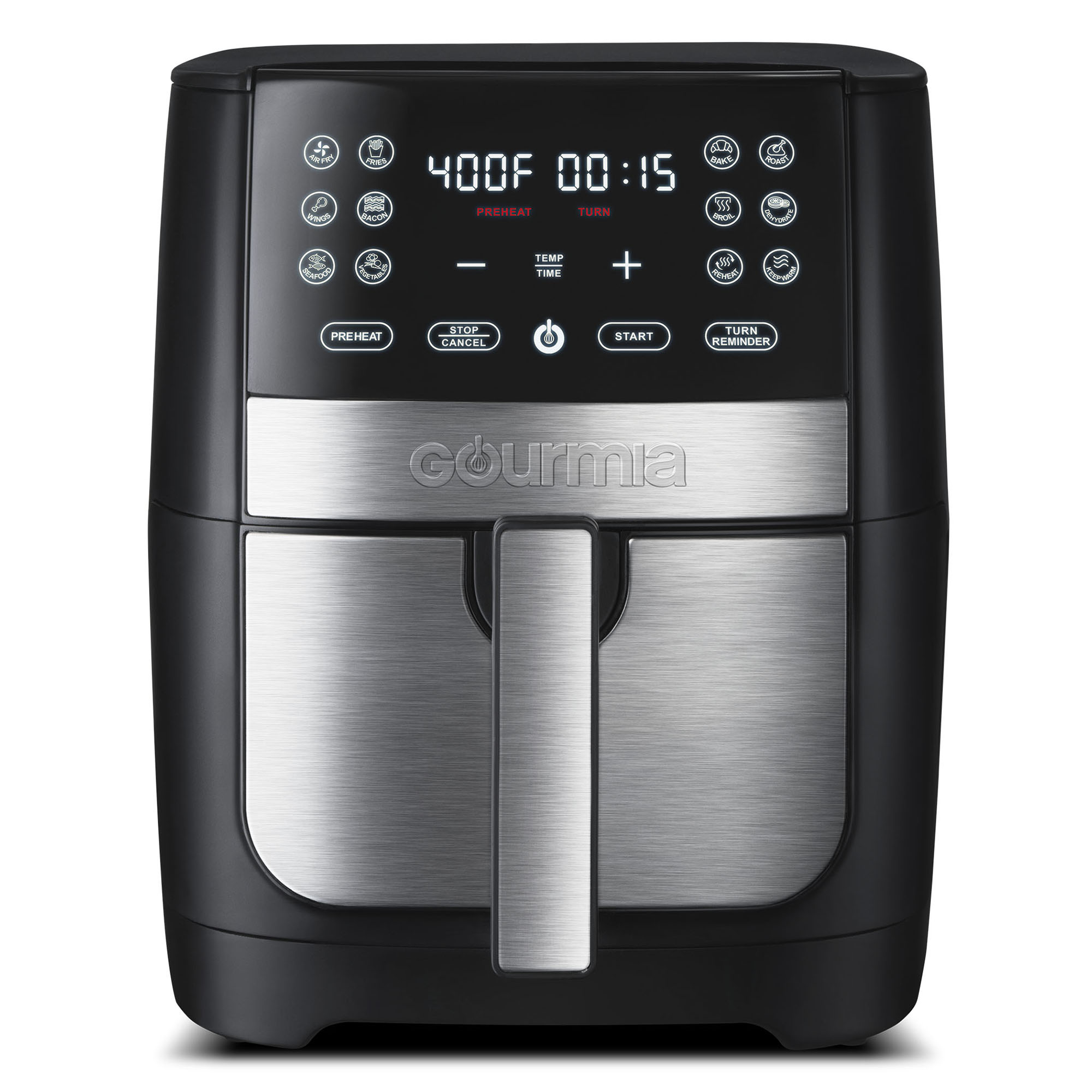 Gourmia 8-Quart Black Digital Air Fryer