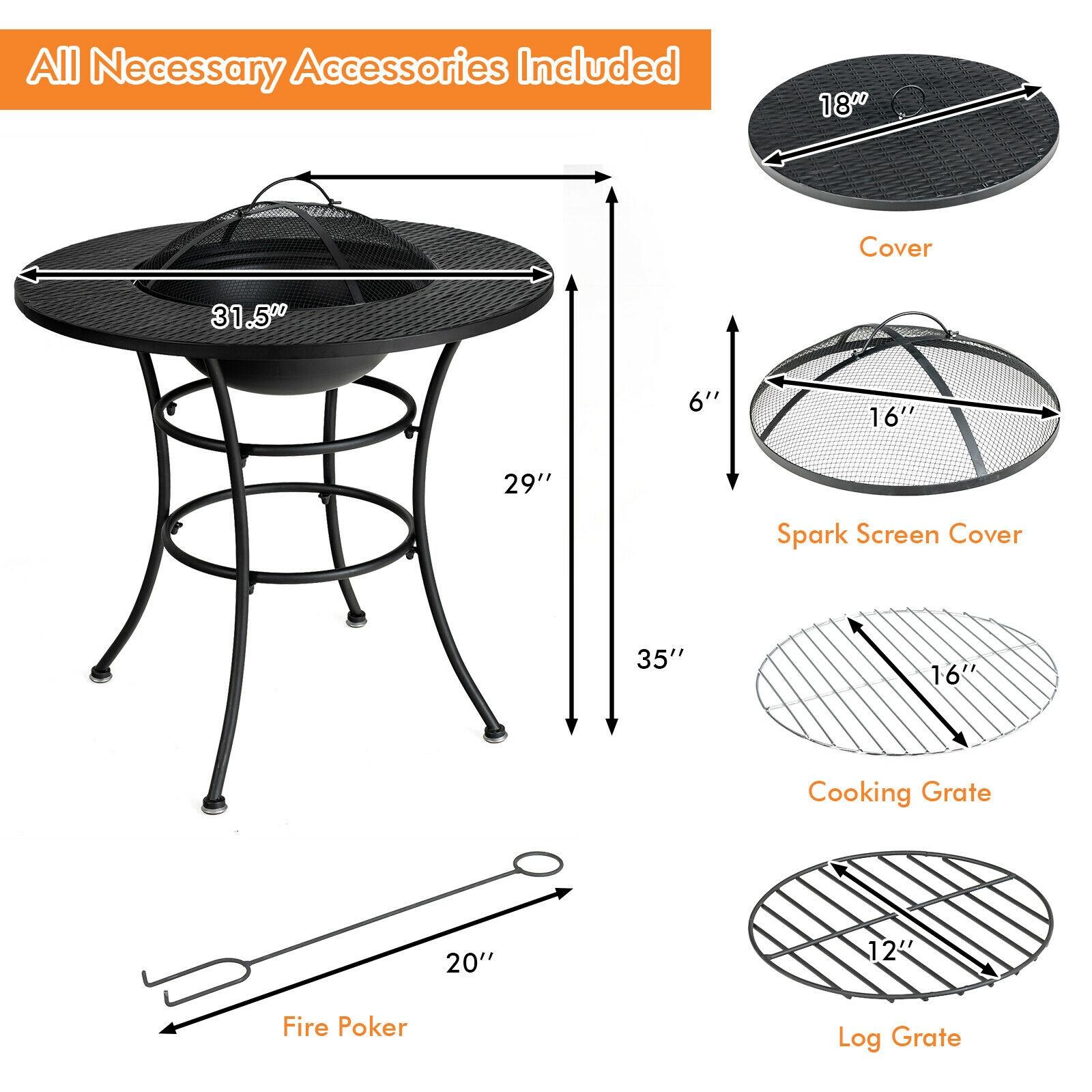 BABOOM BOM-10257-CO Outdoor-Woodburning-Firepits - View #6