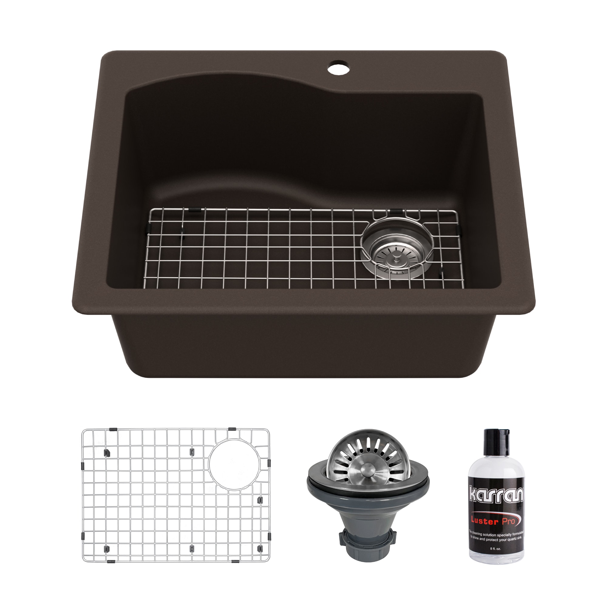Karran QT-671-BR-PK1 Kitchen-Sinks - View #3