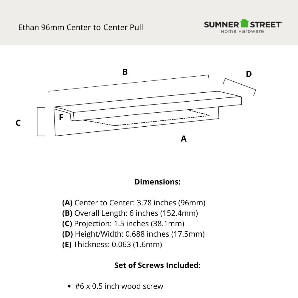 Sumner Street Home Hardware RL005408 Cabinet-Pulls - View #4