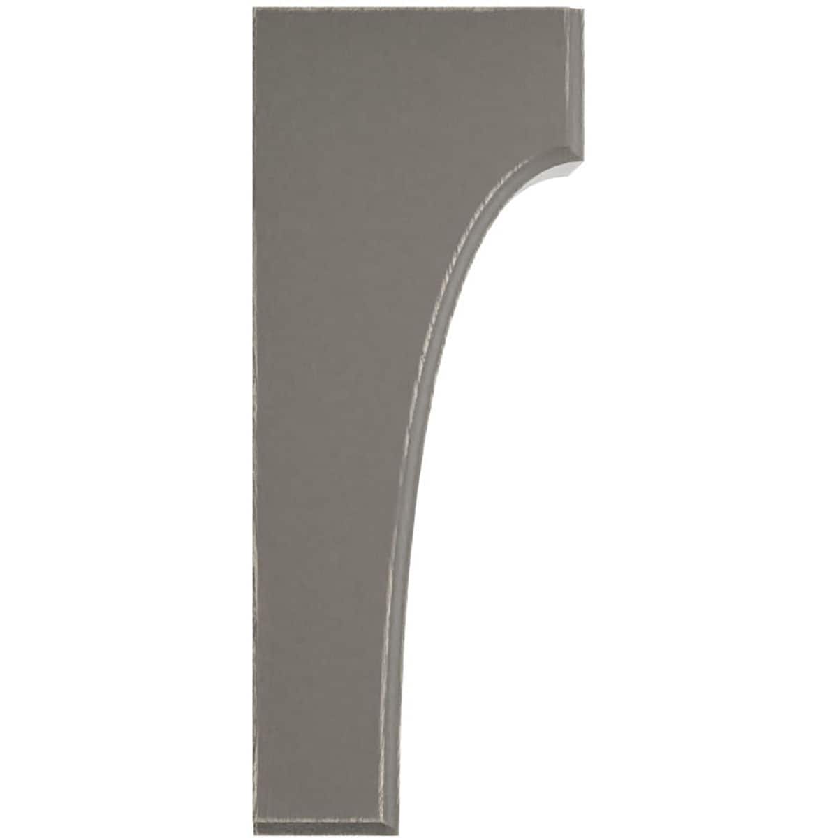 Ekena Millwork BKTWD04X04X10CVGY Exterior-Brackets-Braces - View #3